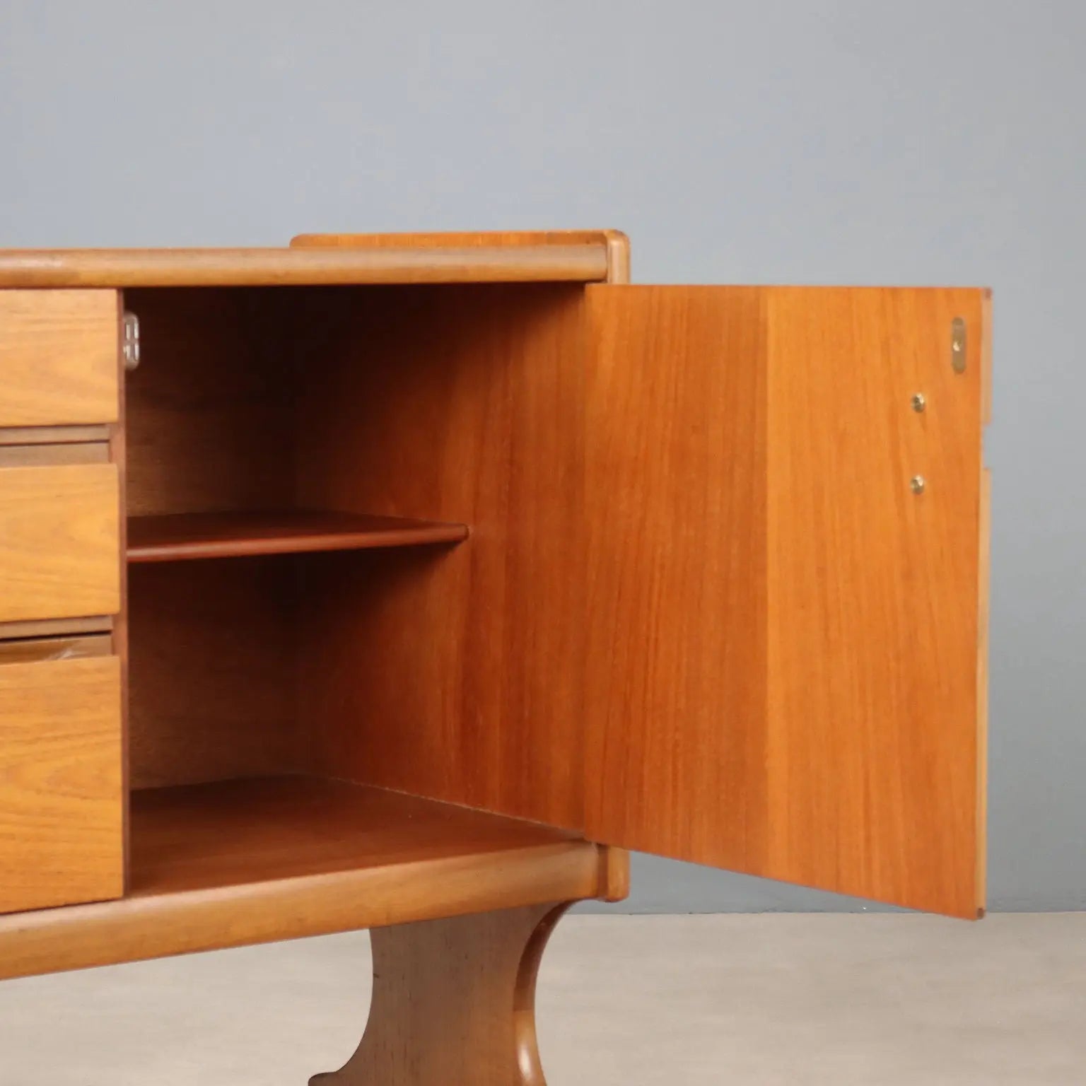 Vintage Sideboard Teak Veneer North-European Design 1960s | Modernism | Furnitures