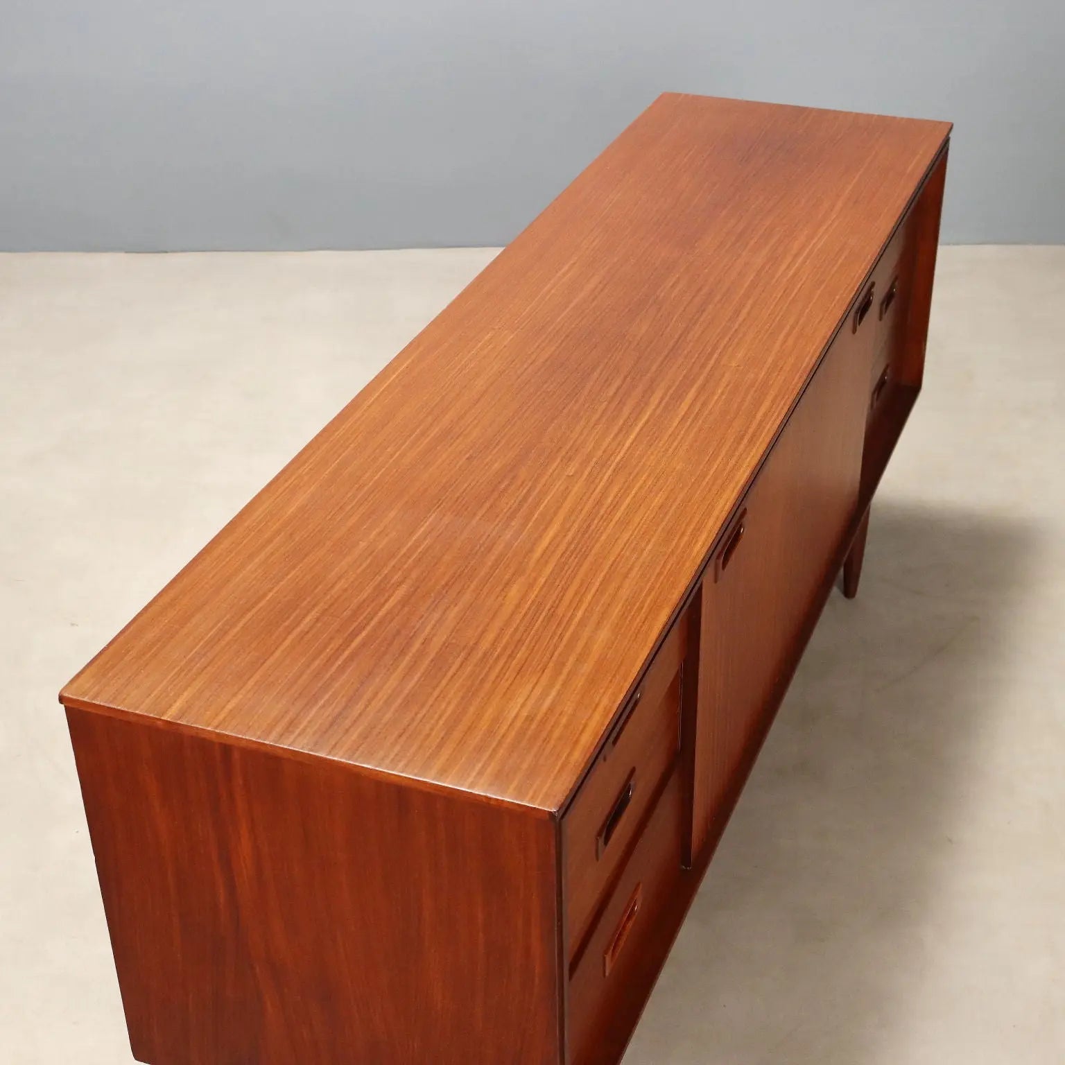 Vintage Sideboard Teak Drawers Design United Kingdom 1960s