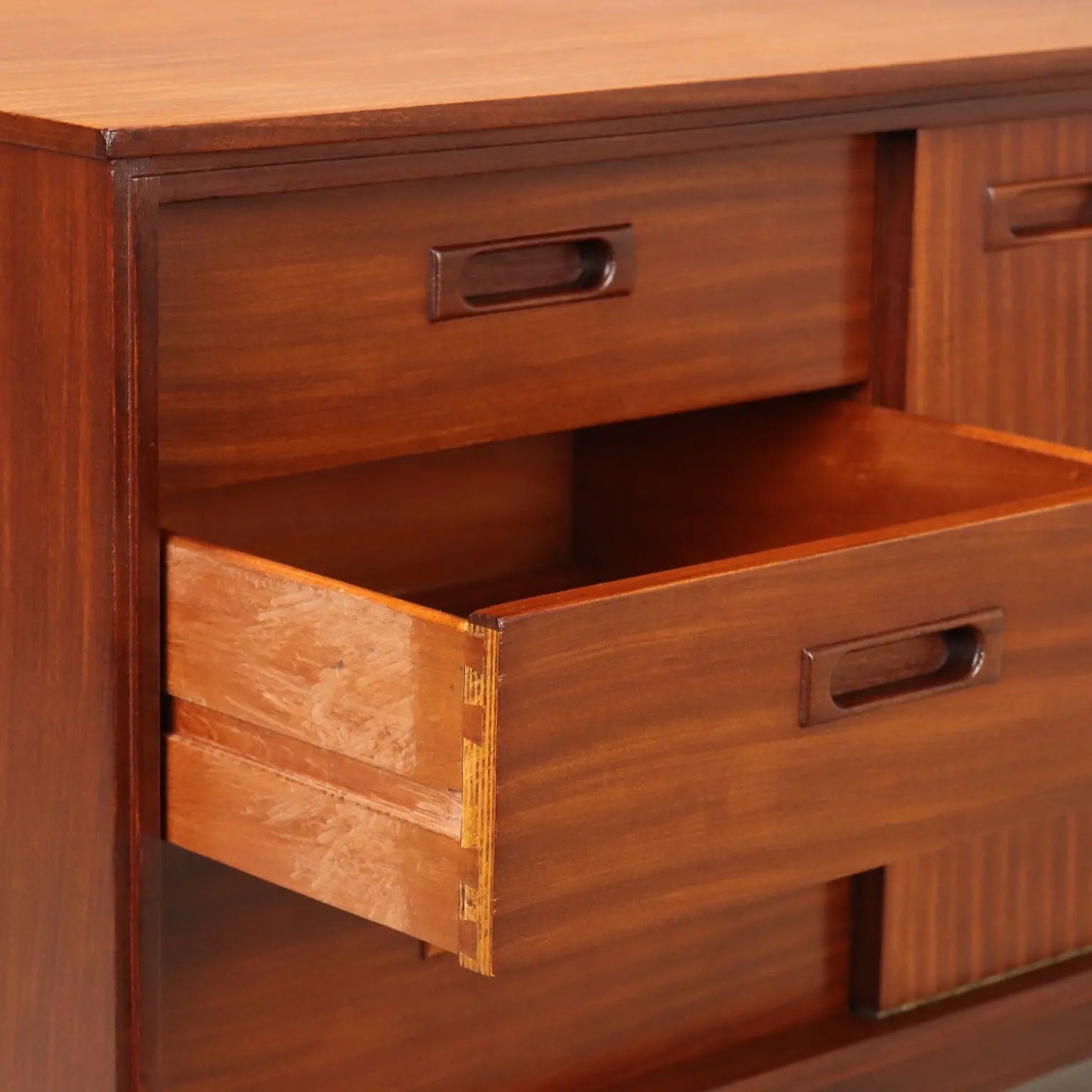 Vintage Sideboard Teak Drawers Design United Kingdom 1960s