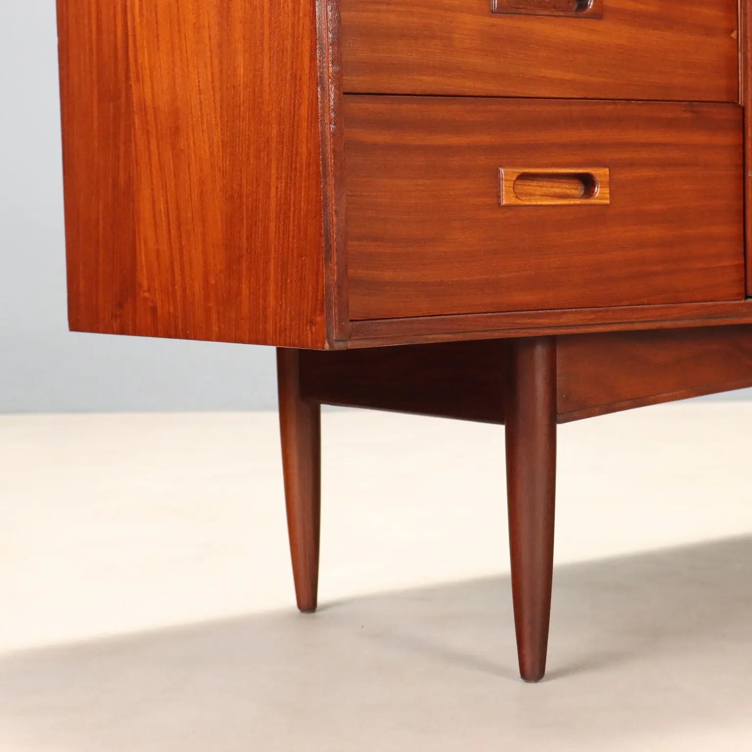 Vintage Sideboard Teak Drawers Design United Kingdom 1960s