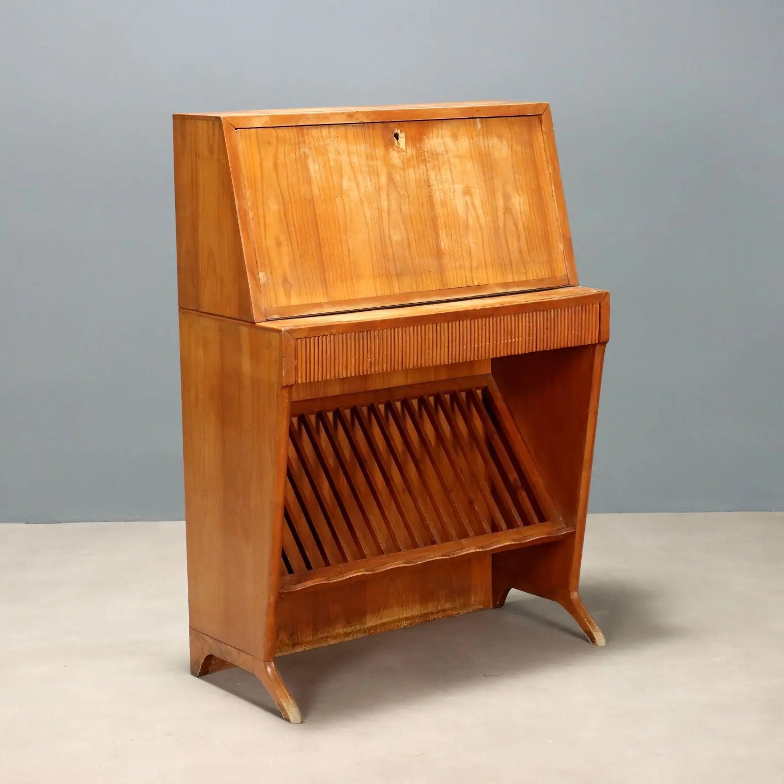 Vintage Cabinet Wood Drawer Design Italy 1960s | Modernism | Furnitures