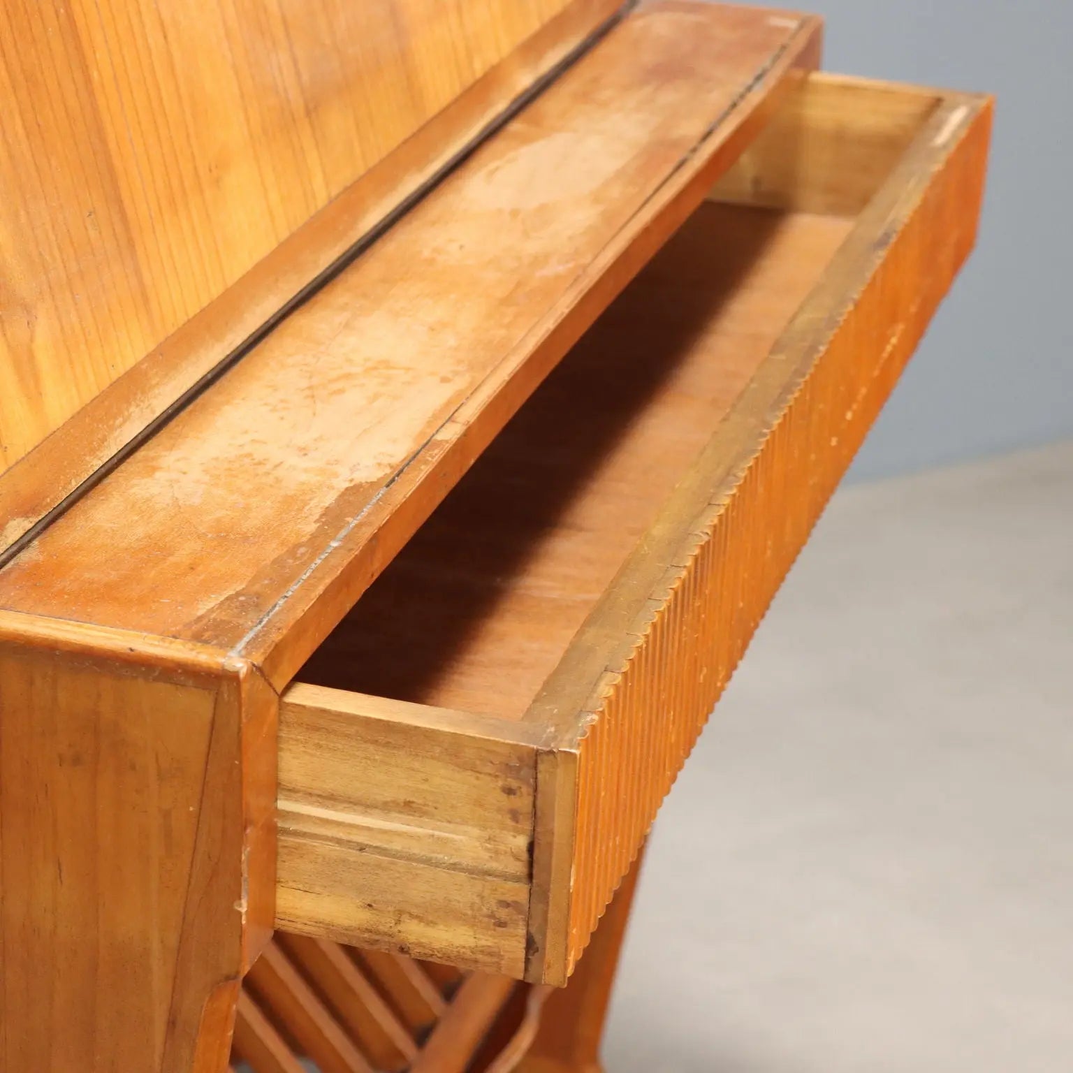 Vintage Cabinet Wood Drawer Design Italy 1960s | Modernism | Furnitures
