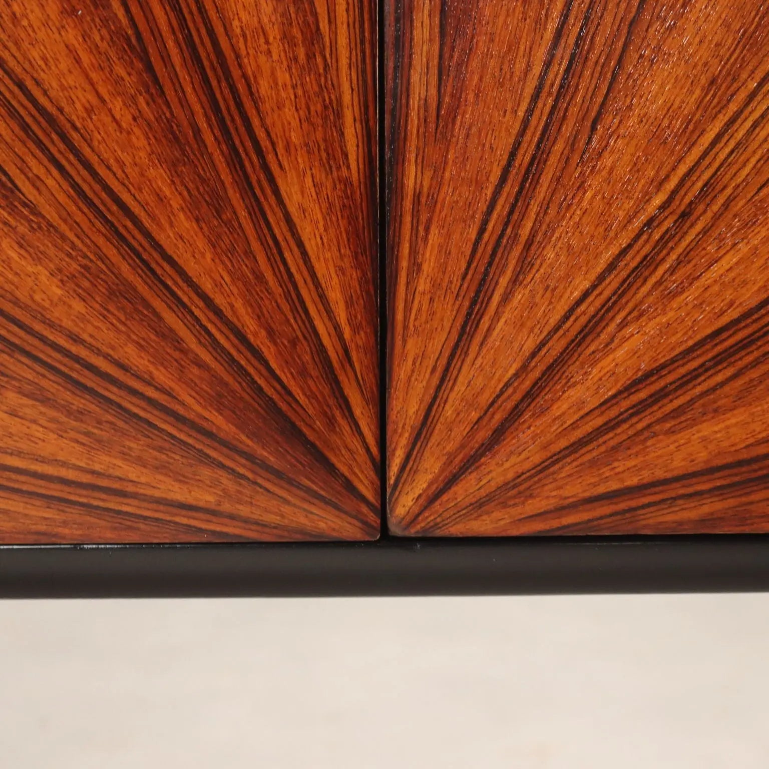 Vintage Buffet Cabinet Exotic Wood Design Italy 1950s-60s | Modernism | Furnitures
