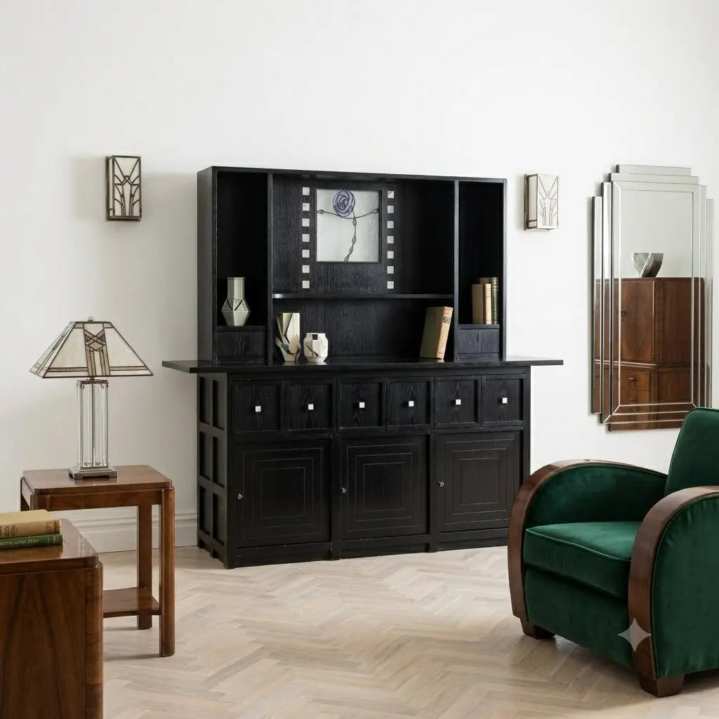 Vintage Sideboard Cassina Design Charles Rennie Mackintosh 1980s - 1980s | Modernism | Furnitures