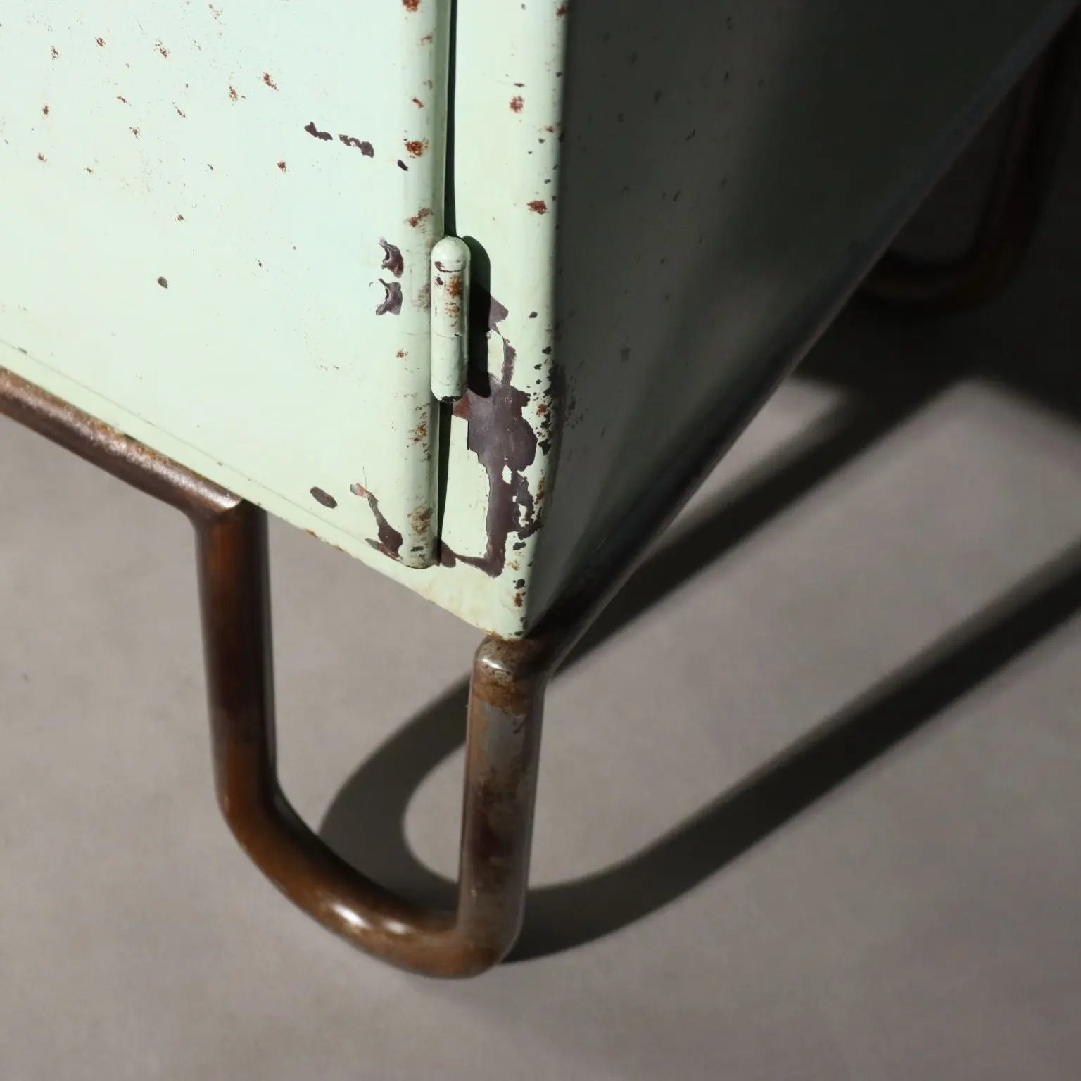 Vintage Industrial Cabinet Lacquered Metal Design Italy 1960s | Modernism | Furnitures