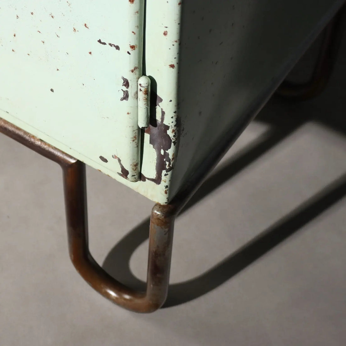 Vintage Industrial Cabinet Lacquered Metal Design Italy 1960s | Modernism | Furnitures