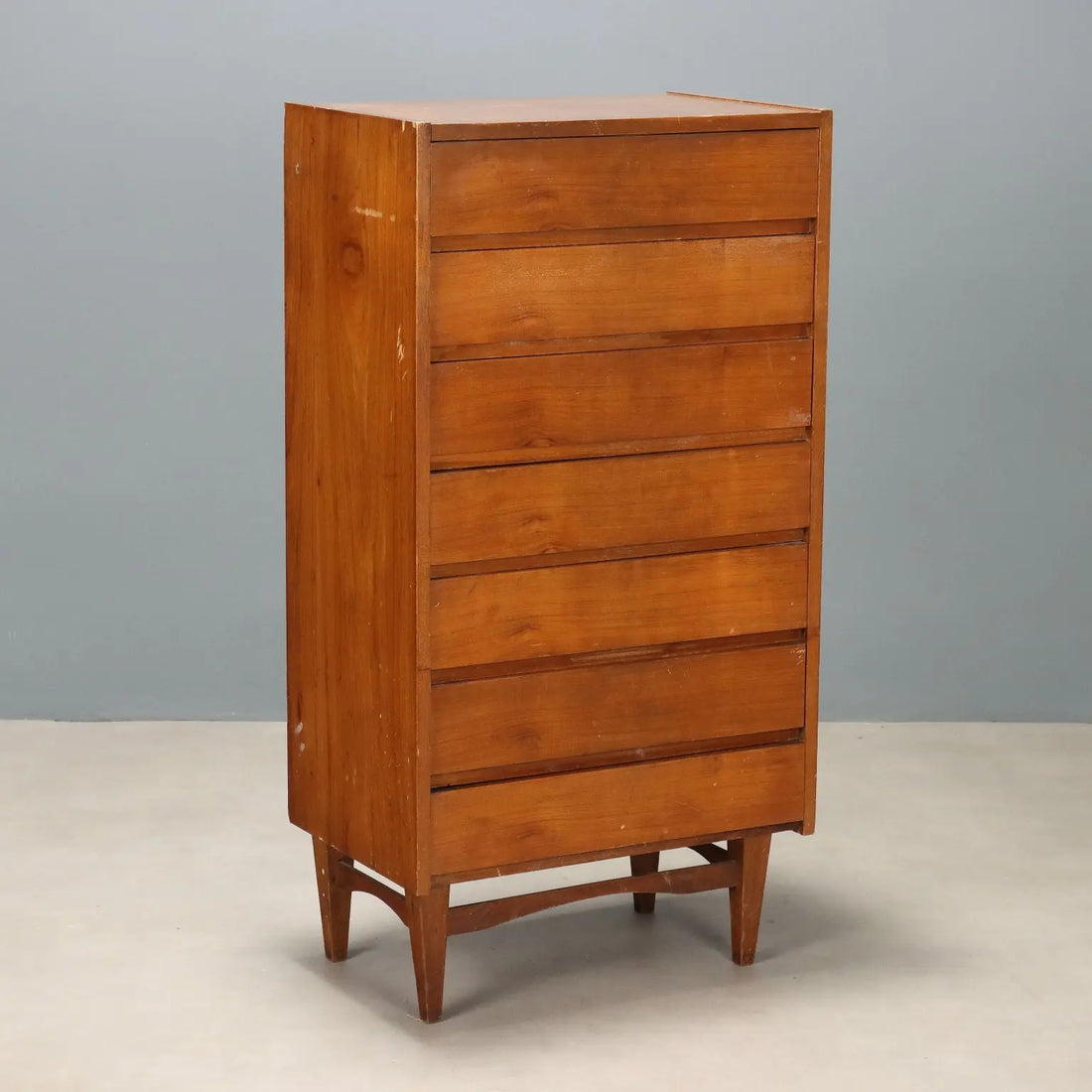 Vintage Chest of Drawers Walnut Veneer Design Italy 1950s | Modernism | Furnitures
