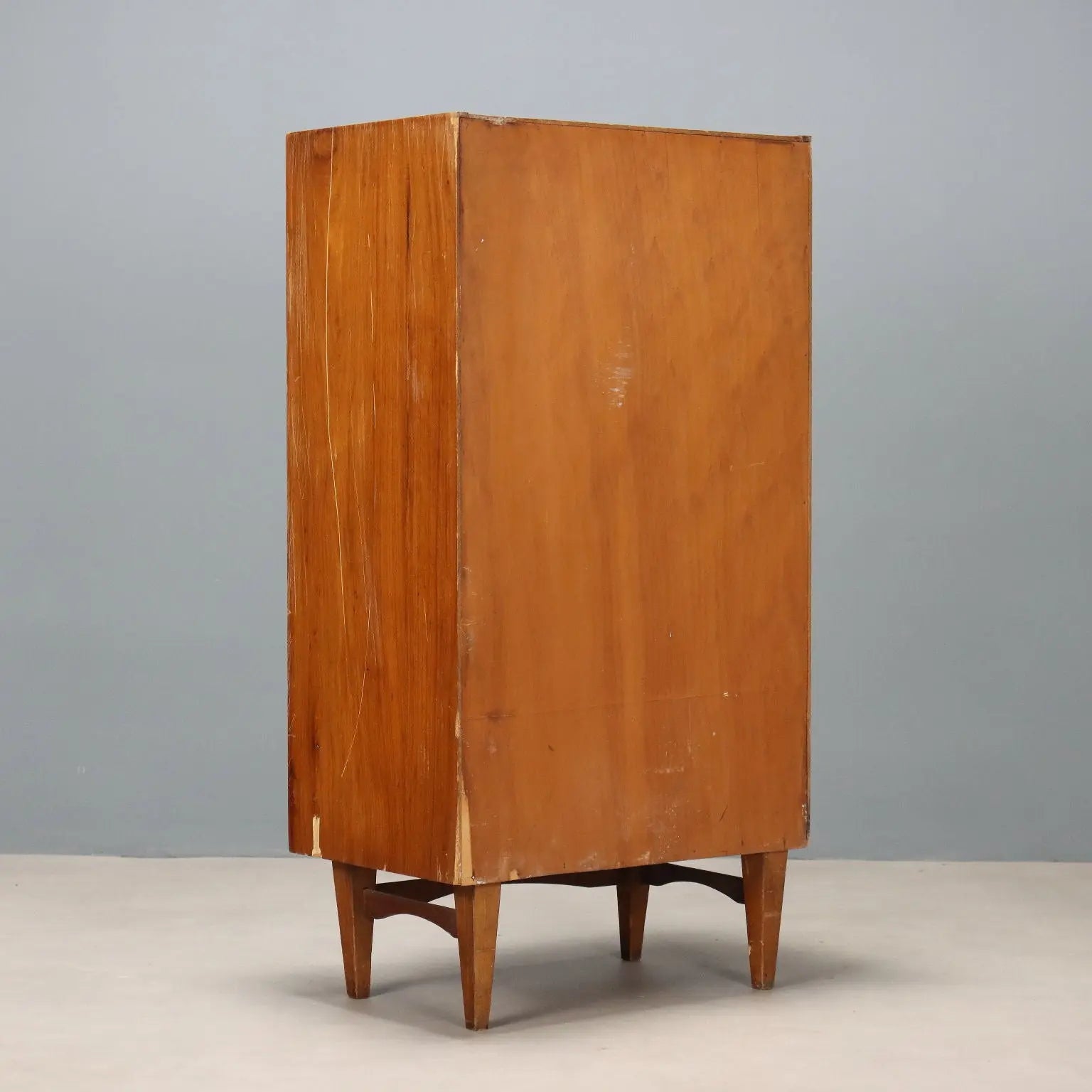 Vintage Chest of Drawers Walnut Veneer Design Italy 1950s | Modernism | Furnitures