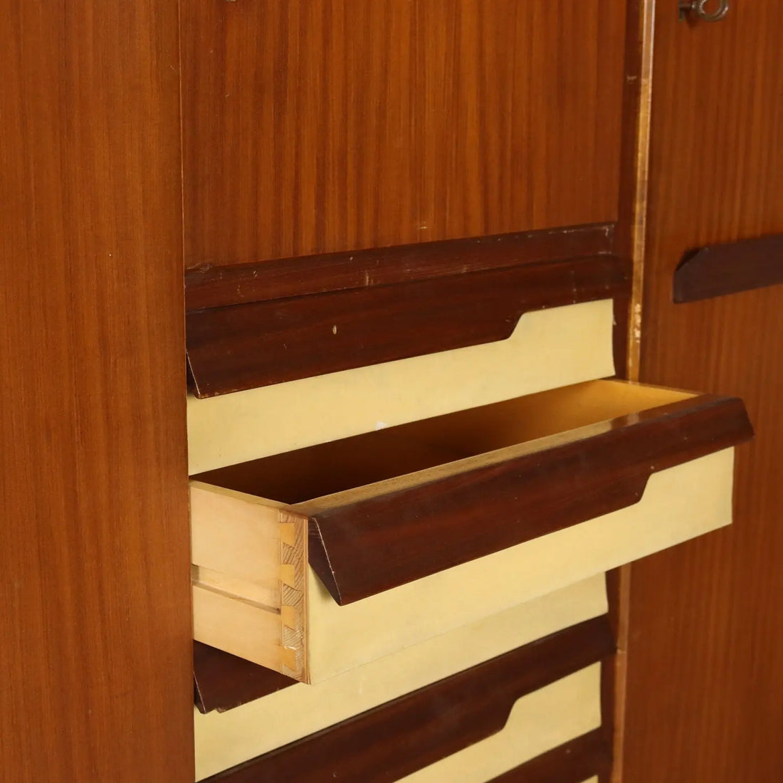 Vintage Wardrobe Teak Veneer Laminate Design Italy 1960s | Modernism | Furnitures