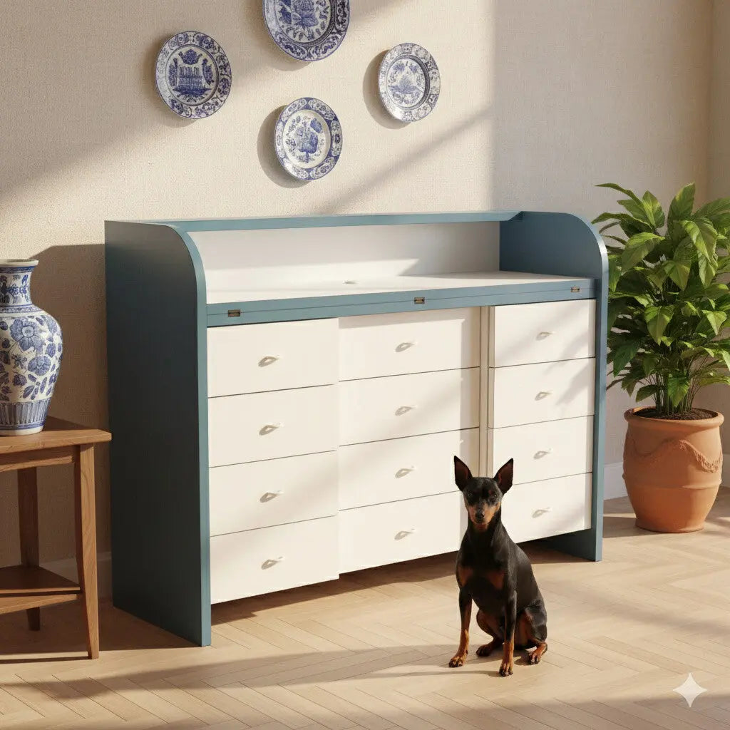 Vintage Chest of Drawers Wood Design Italy 1970s-1980s | Modernism | Furnitures