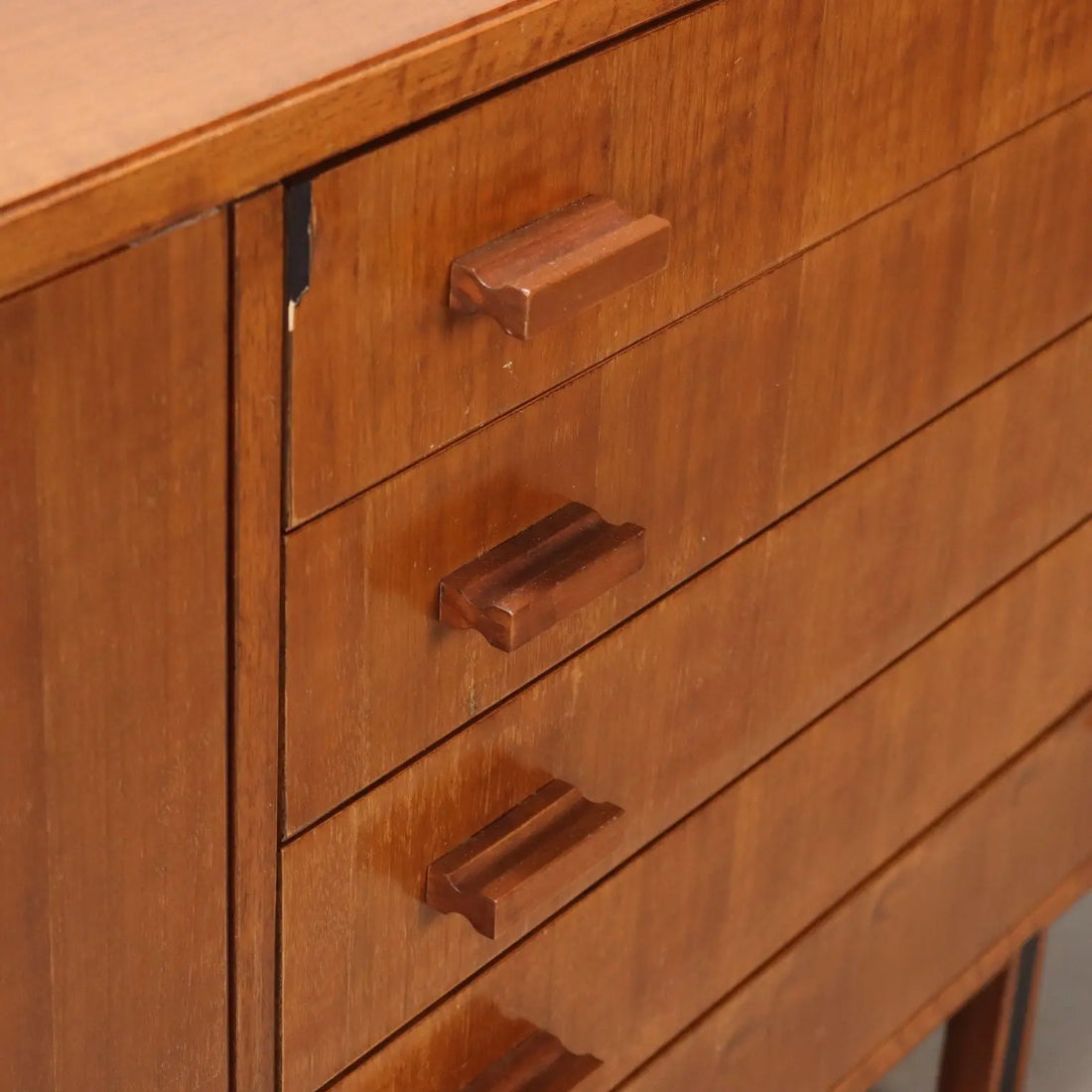 Vintage Sideboard Tanganyka Walnut Metal Design Italy 1960s | Modernism | Furnitures