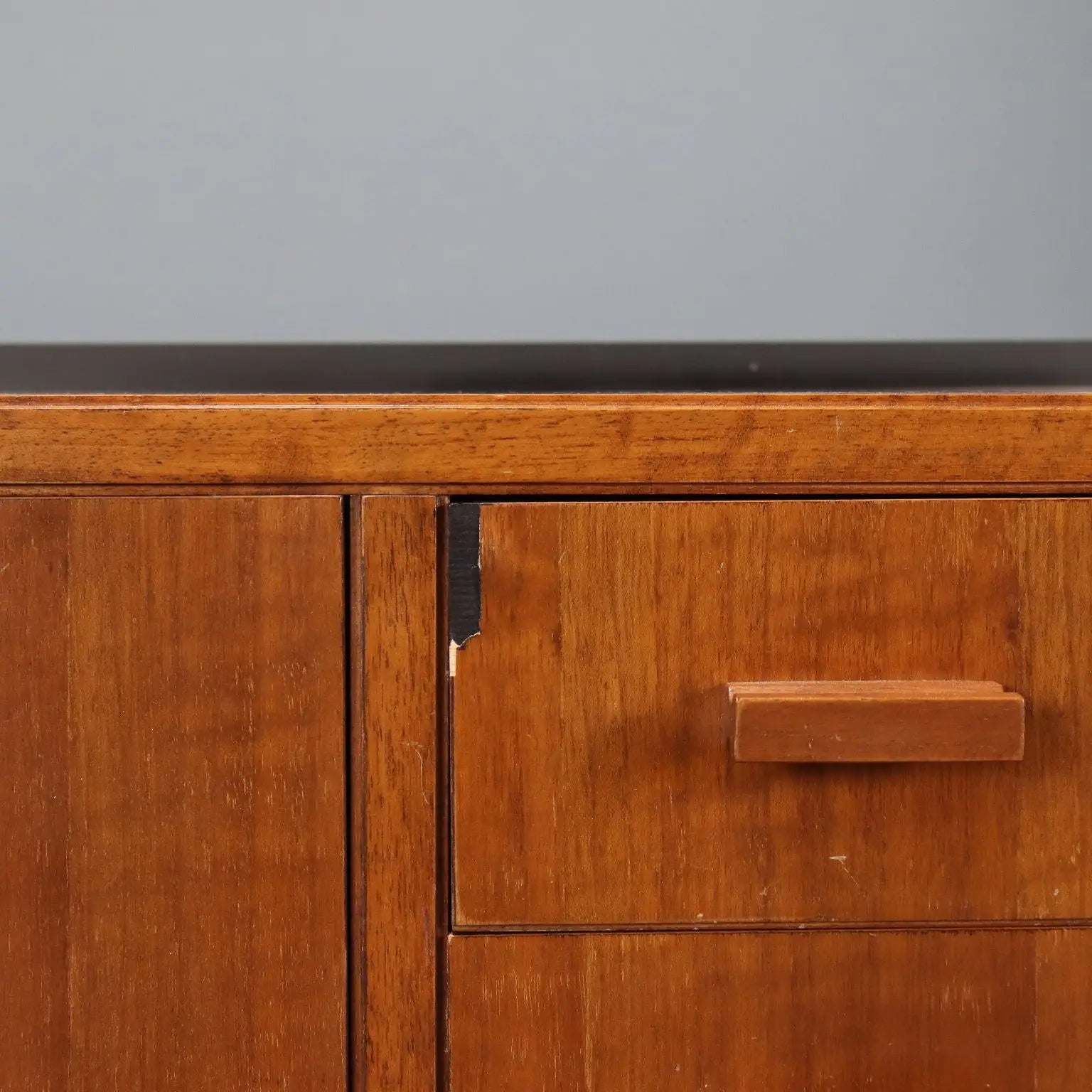 Vintage Sideboard Tanganyka Walnut Metal Design Italy 1960s | Modernism | Furnitures