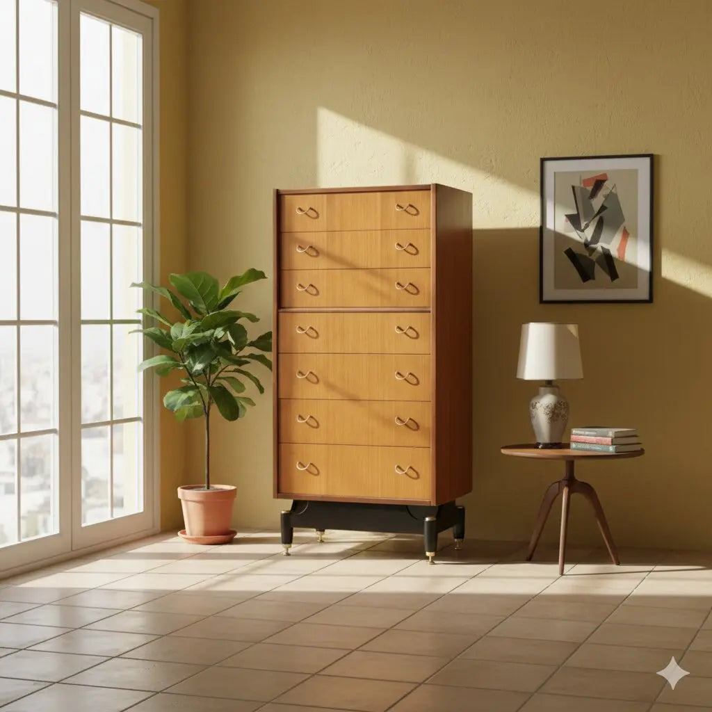 G-Plan Chest of Drawers Teak Veneer Design United Kingdom 1960s - G-Plan Manufacture | Modernism | Furnitures