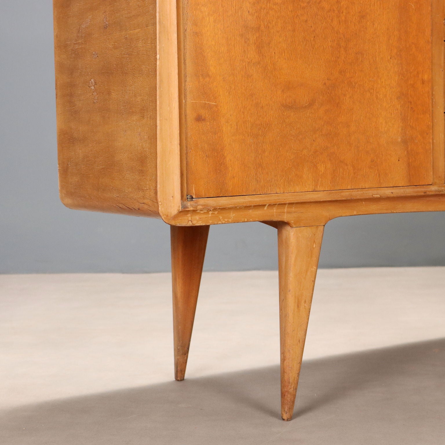 Vintage Cupboard Burl Veneer Design Italy 1960s | Modernism | Furnitures