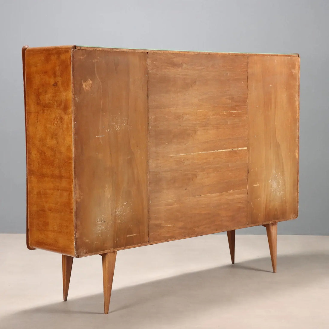 Vintage Cupboard Burl Veneer Design Italy 1960s | Modernism | Furnitures