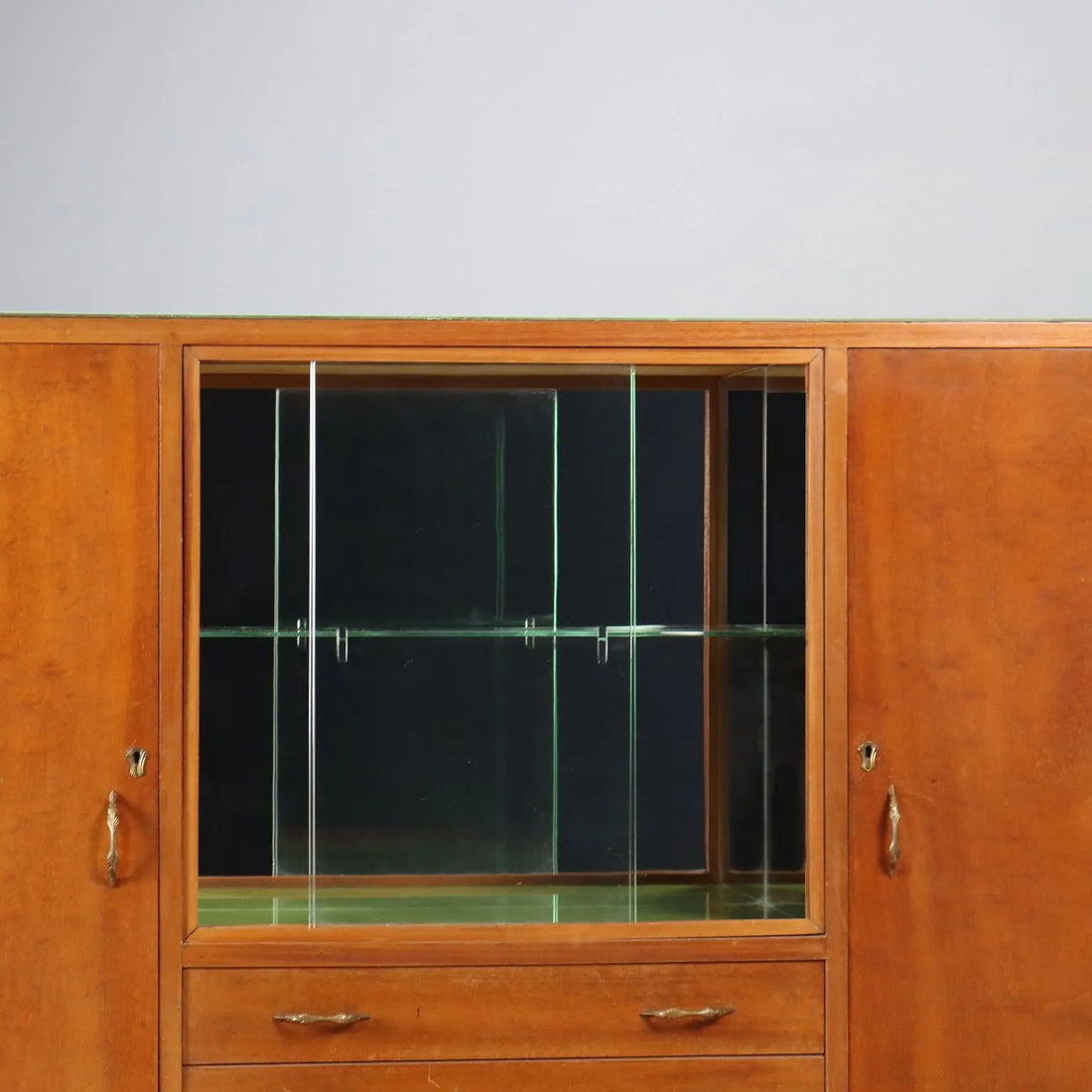 Vintage Cupboard Burl Veneer Design Italy 1960s | Modernism | Furnitures