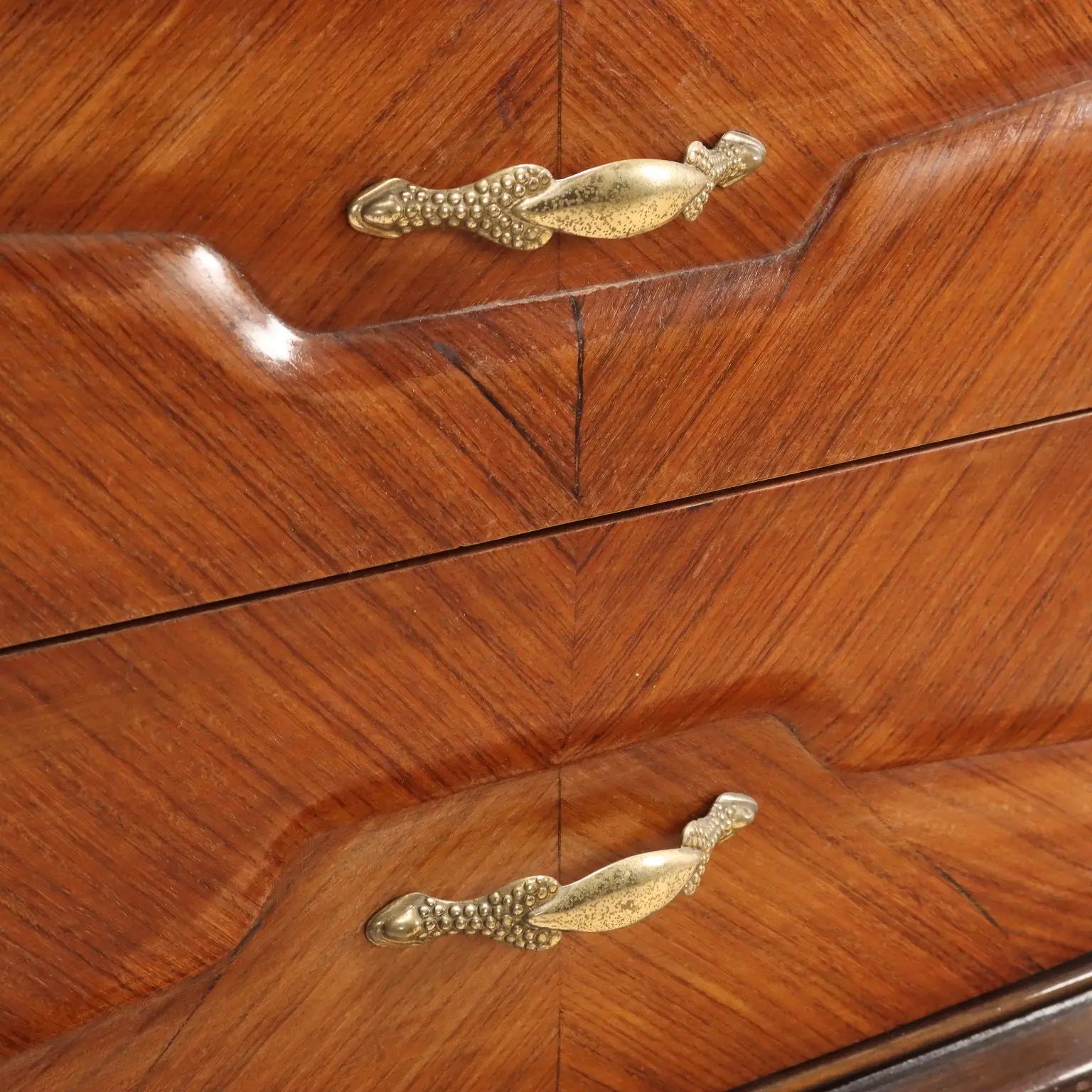 Vintage Buffet Cabinet with Mirror Exotic Woods Design 1950s | Modernism | Furnitures