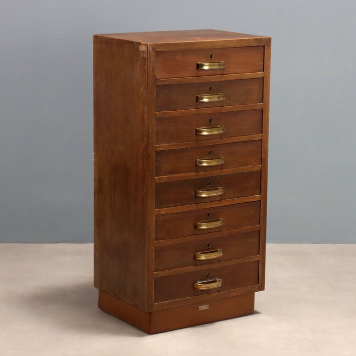 Vintage Chest of Drawers Dino Fanciulli Poplar Design Italy 1950s - Dino Fanciulli Milan | Modernism | Furnitures