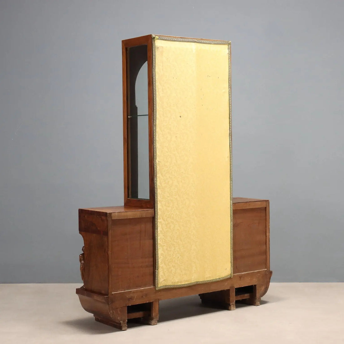 Vintage Dispaly Cabinet Burl Veneer Design Italy 1920s-1930s | Modernism | Furnitures