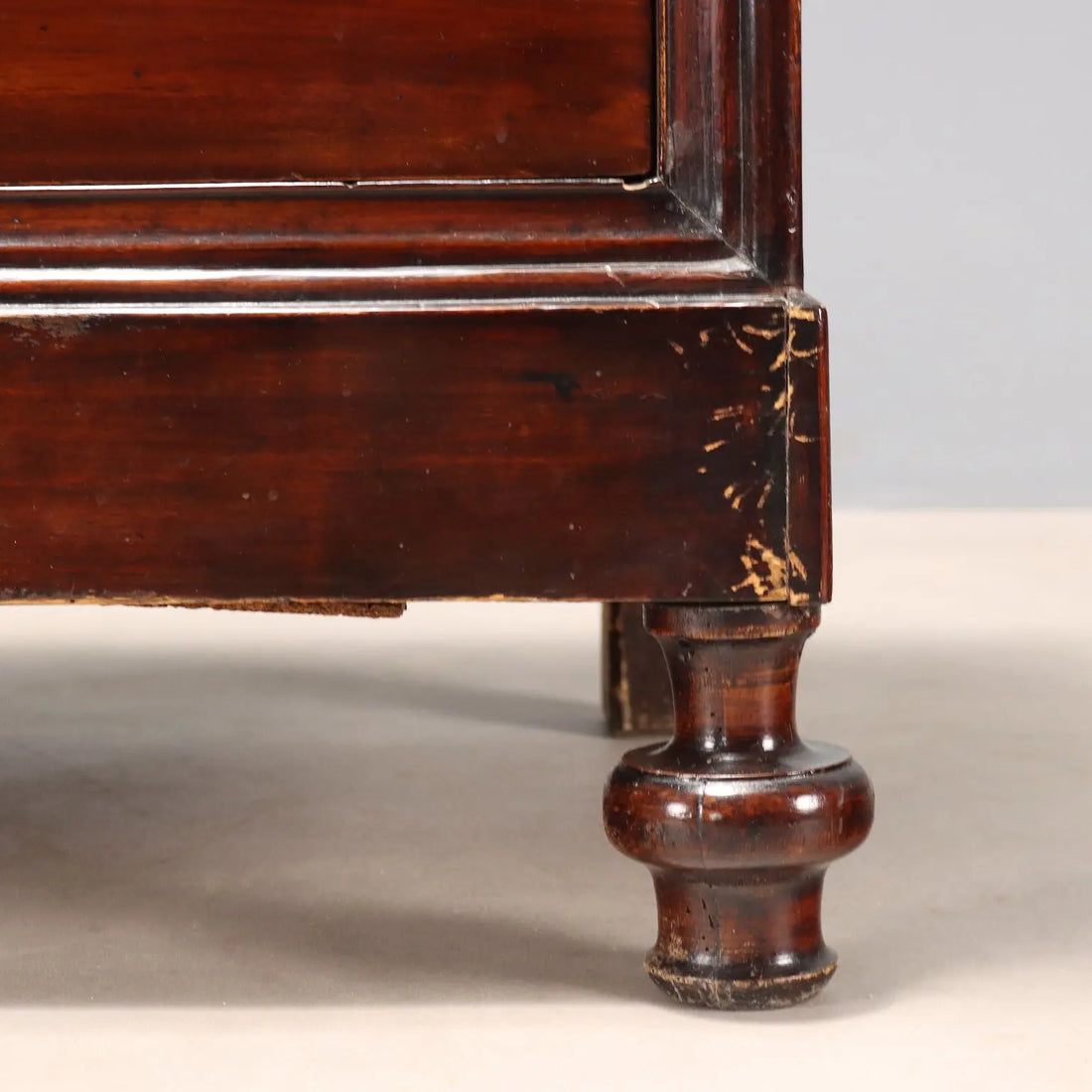 Luigi Filippo Walnut Poplar Chest, 19th Century