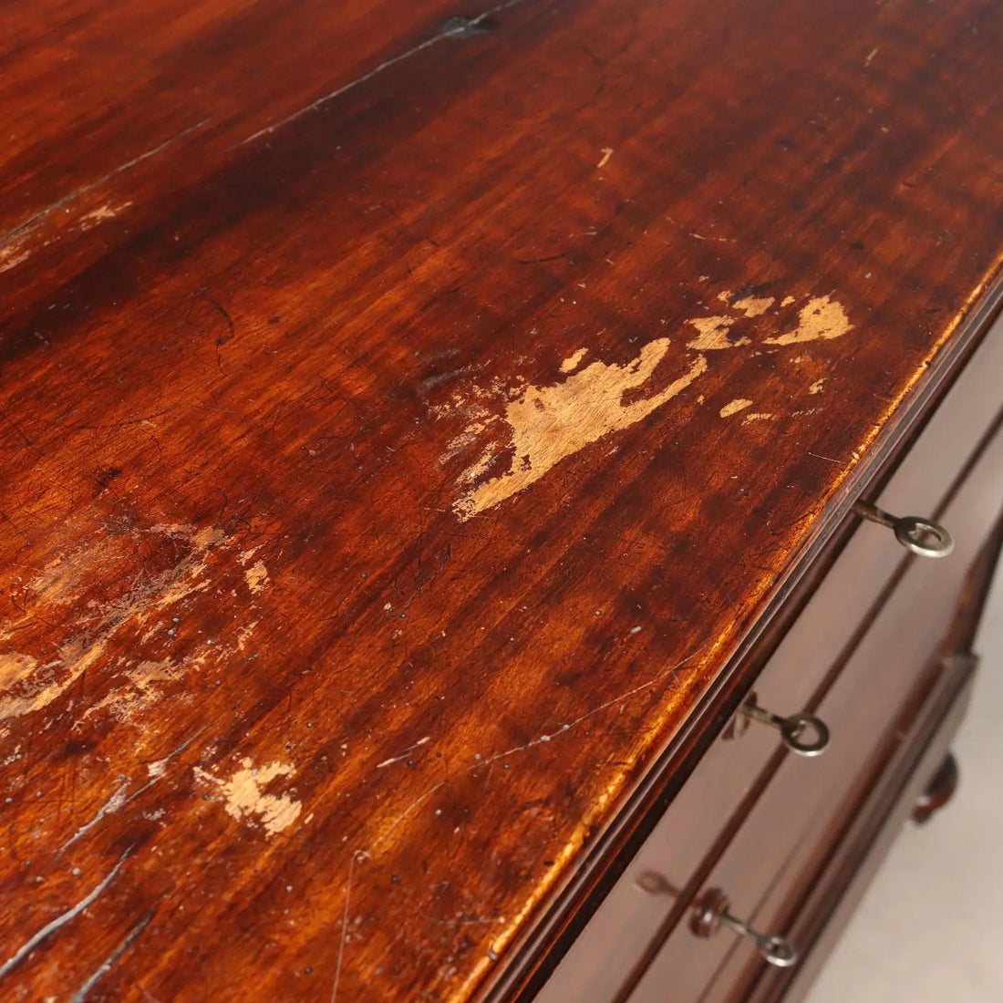Luigi Filippo Walnut Poplar Chest, 19th Century
