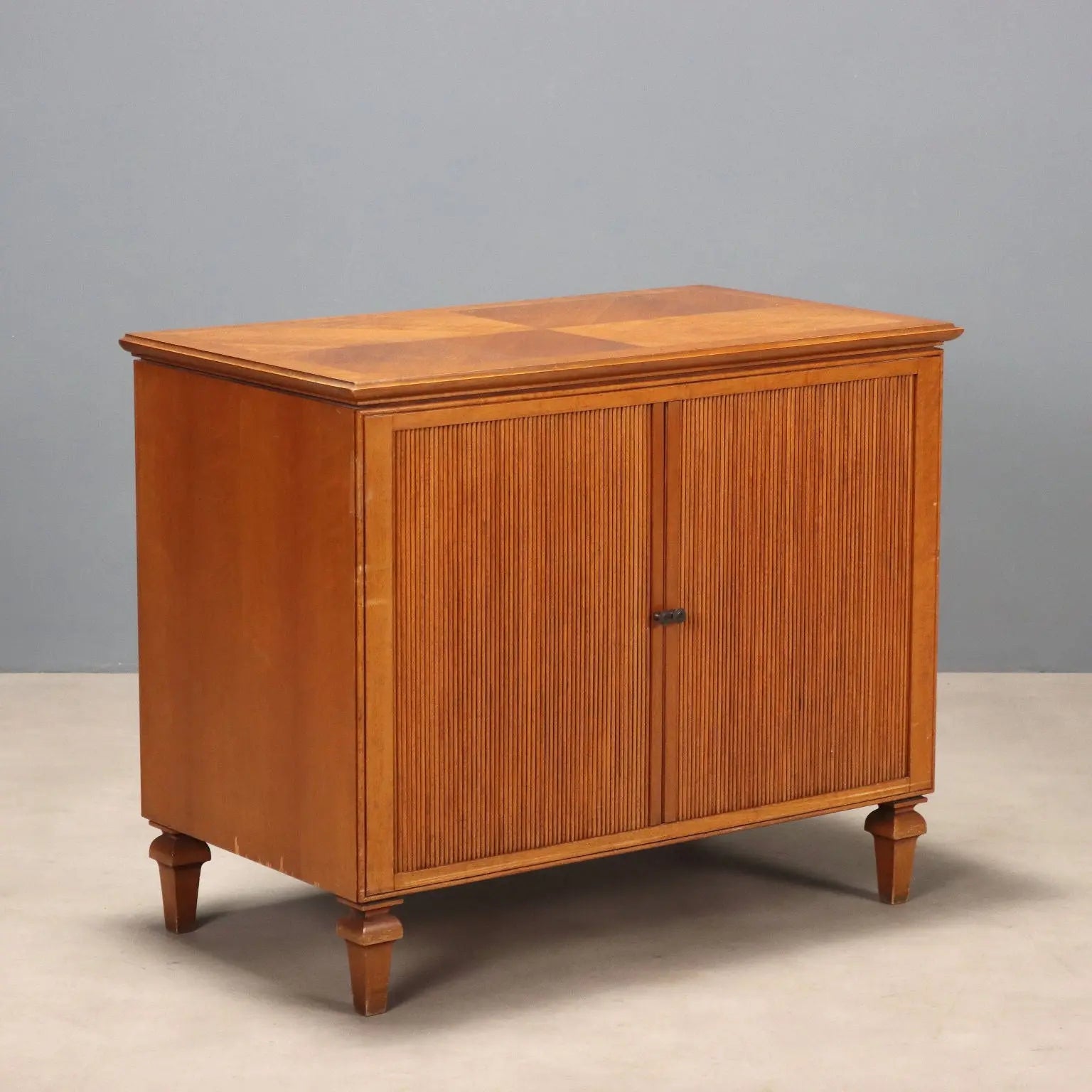 Small Vintage Cupboard Teak Veneer Design Italy 1950s-1960s | Modernism | Furnitures