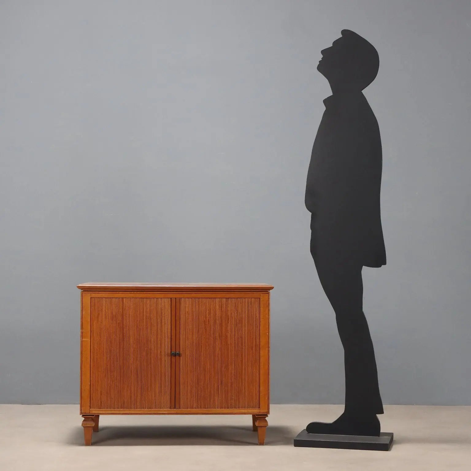 Small Vintage Cupboard Teak Veneer Design Italy 1950s-1960s | Modernism | Furnitures