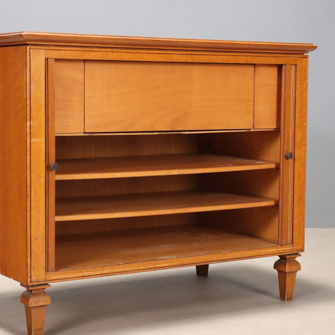 Small Vintage Cupboard Teak Veneer Design Italy 1950s-1960s | Modernism | Furnitures