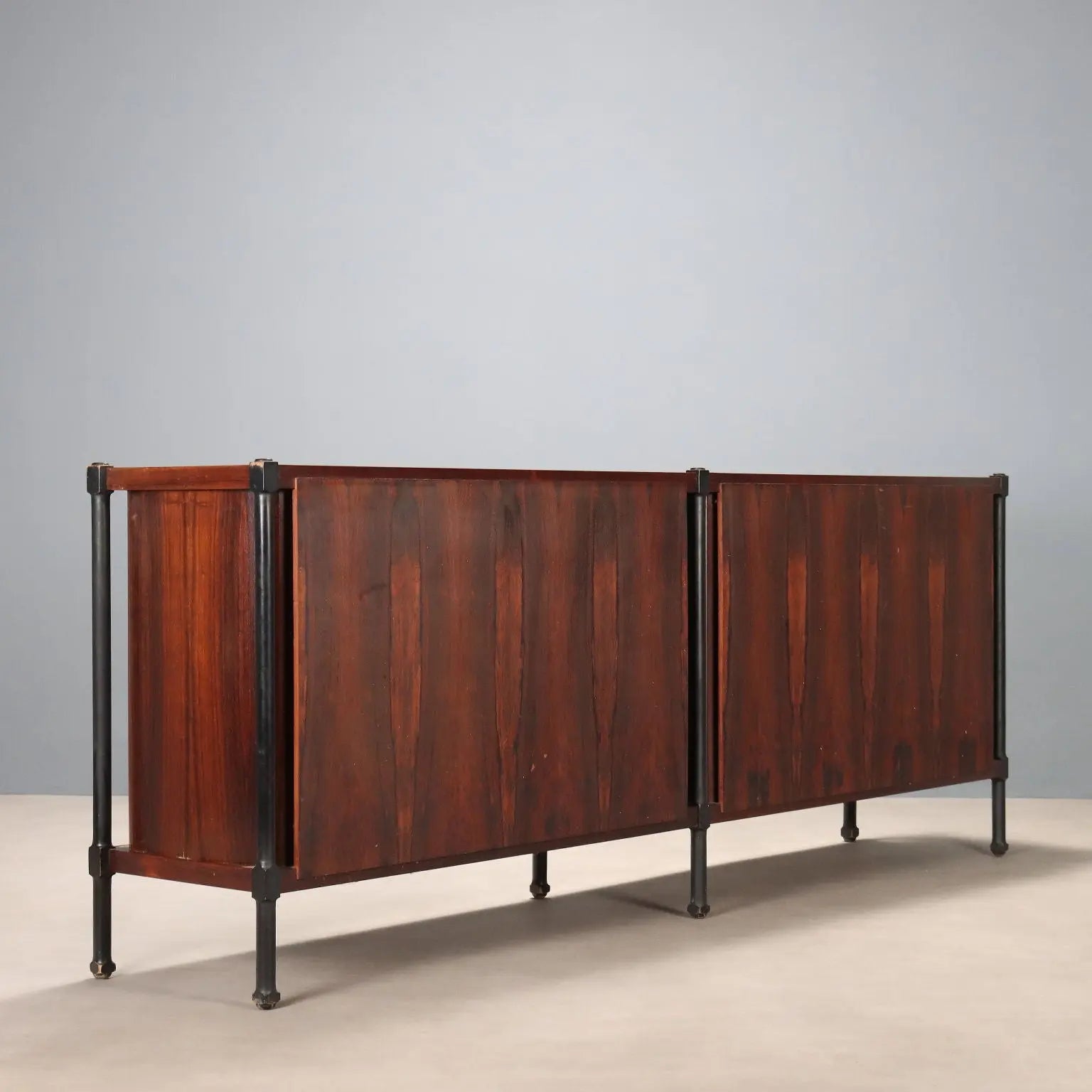 Vintage Cupboard Exotic Wood Veneer Design Italy 1960s | Modernism | Furnitures