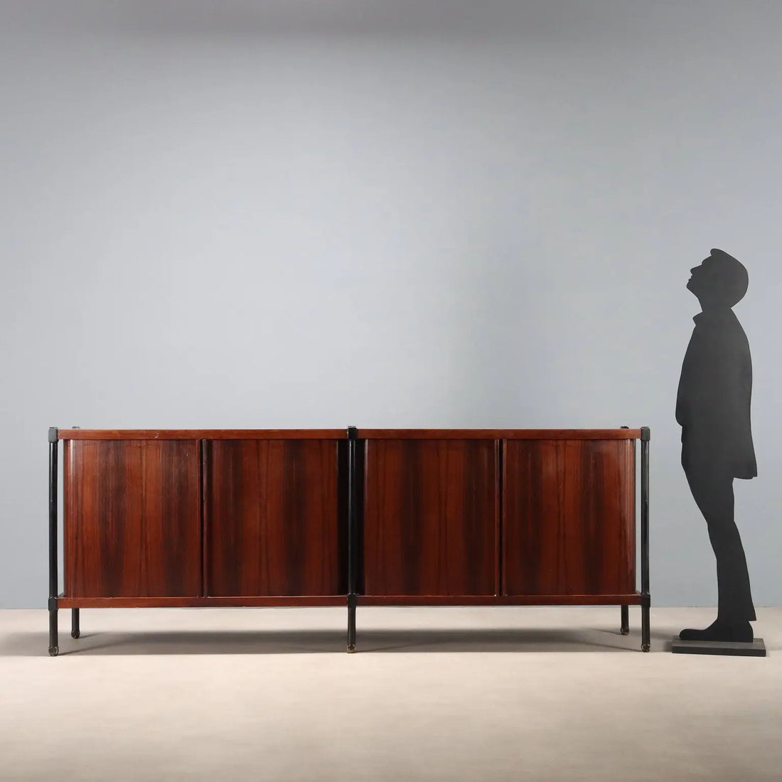 Vintage Cupboard Exotic Wood Veneer Design Italy 1960s | Modernism | Furnitures