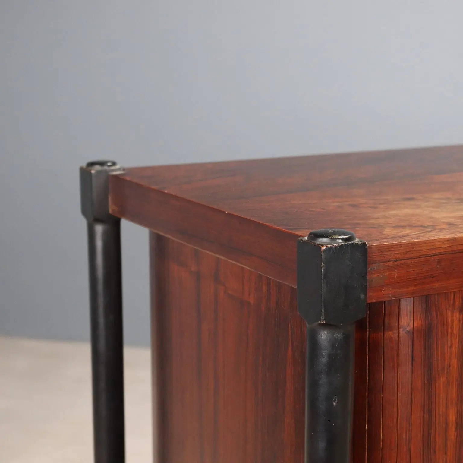 Vintage Cupboard Exotic Wood Veneer Design Italy 1960s | Modernism | Furnitures