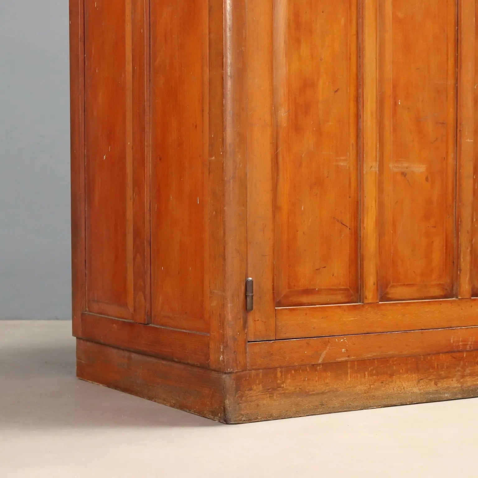 Vintage Wardrobe Gorgone Naples Cherry Veneer Italy 1940s