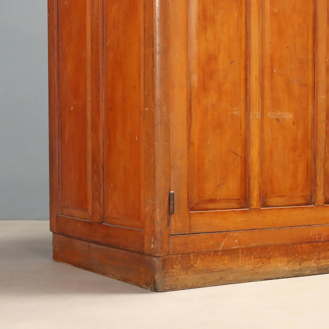 Vintage Wardrobe Gorgone Naples Cherry Veneer Italy 1940s
