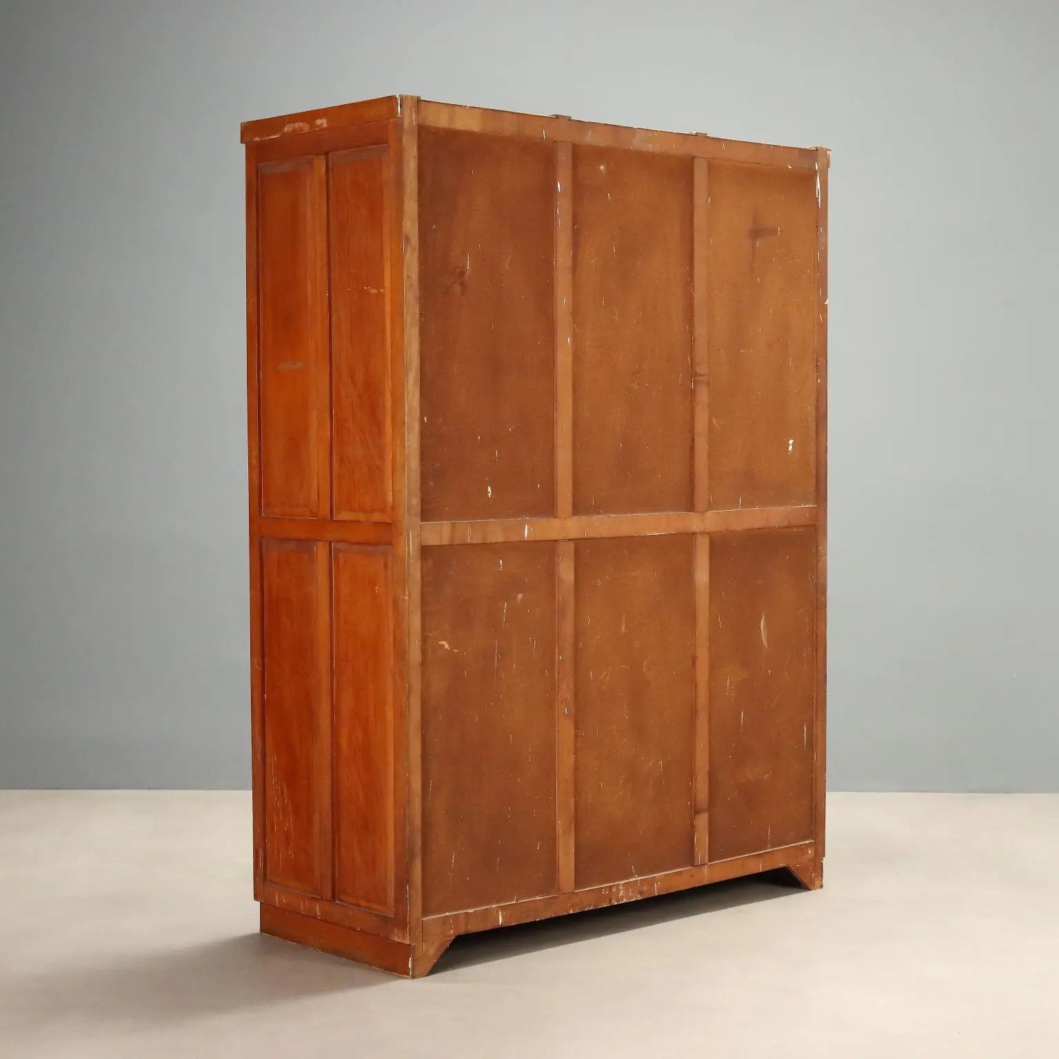 Vintage Wardrobe Gorgone Naples Cherry Veneer Italy 1940s