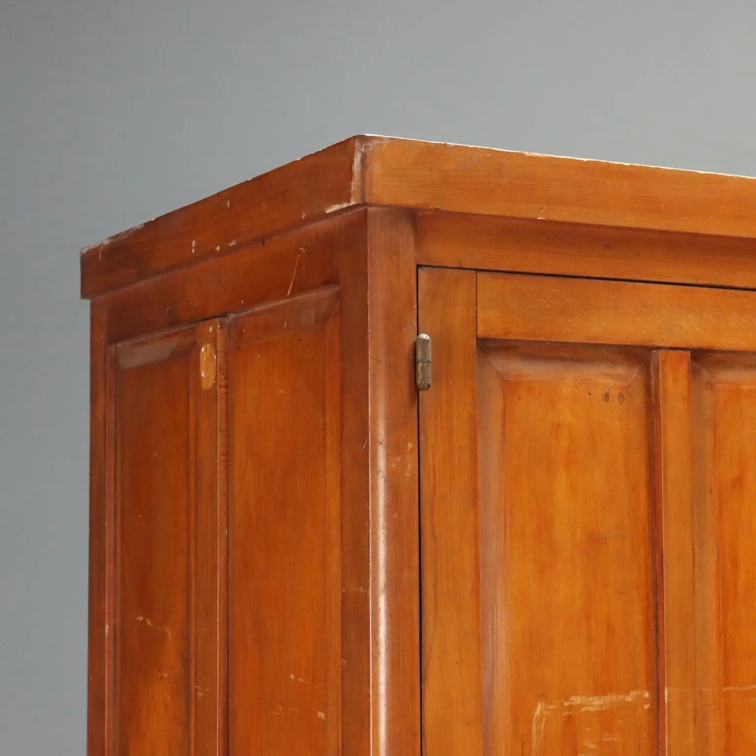 Vintage Wardrobe Gorgone Naples Cherry Veneer Italy 1940s