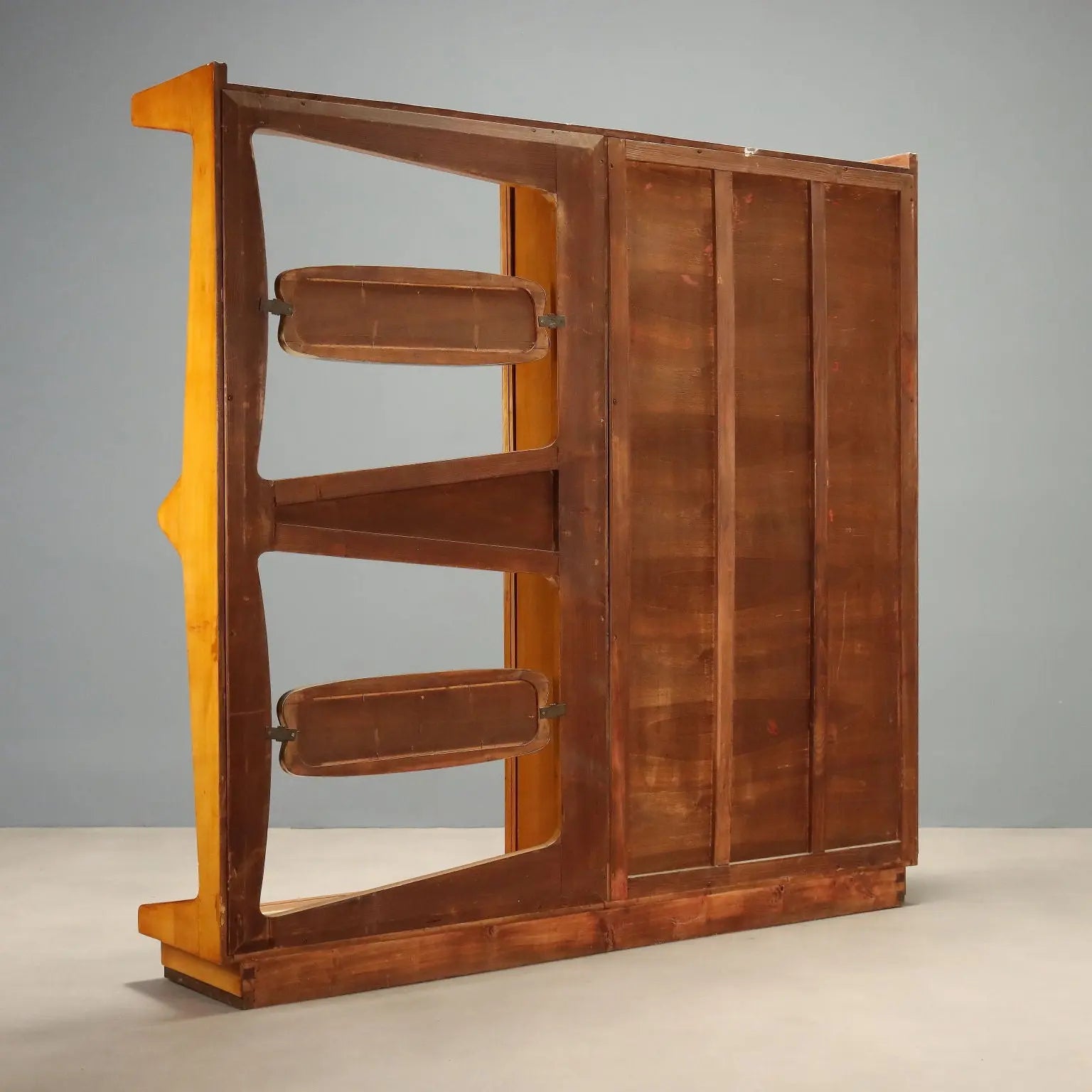 1950s Entryway Cabinet with Glass Console