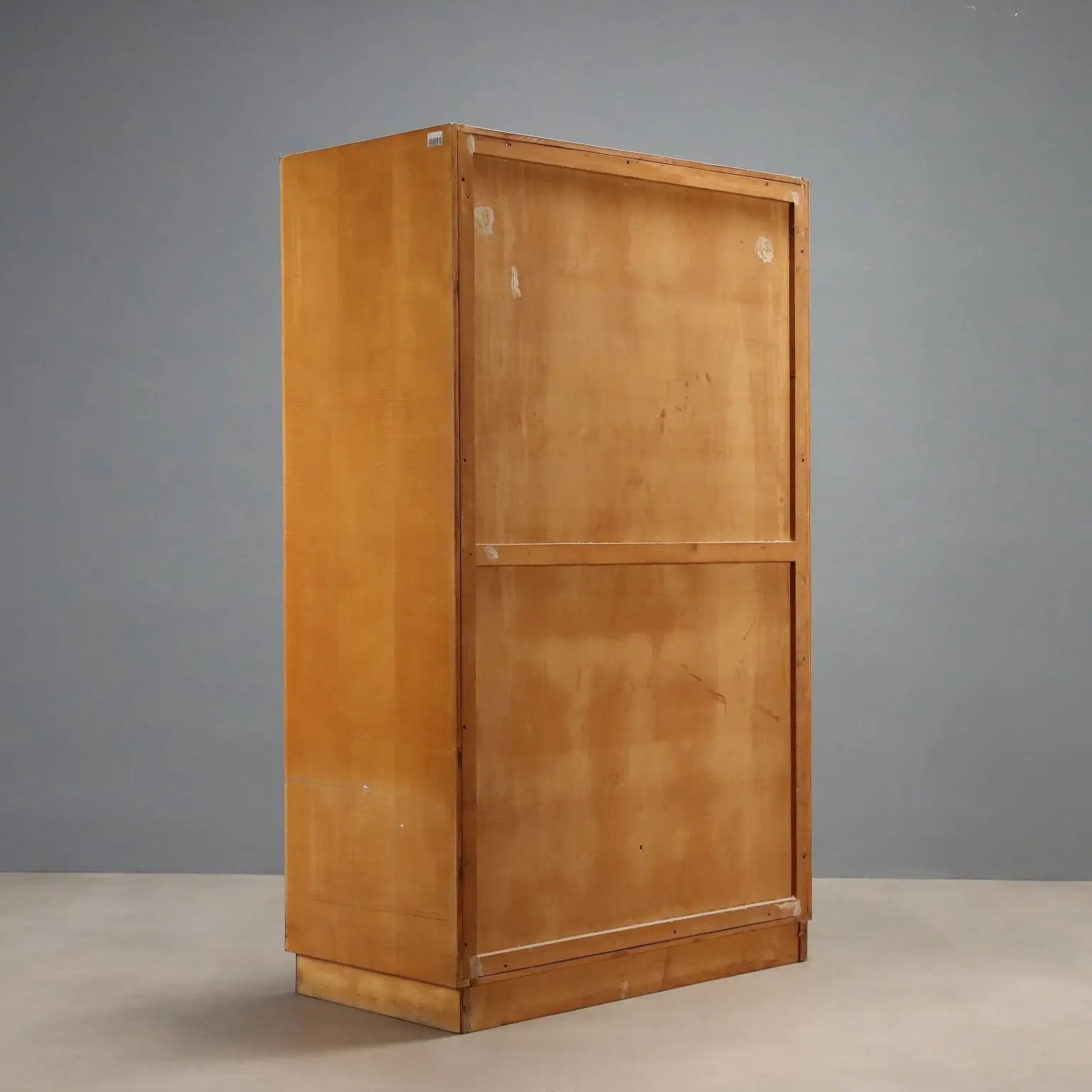 Vintage Wardrobe Maple Veneer Design Italy 1950s