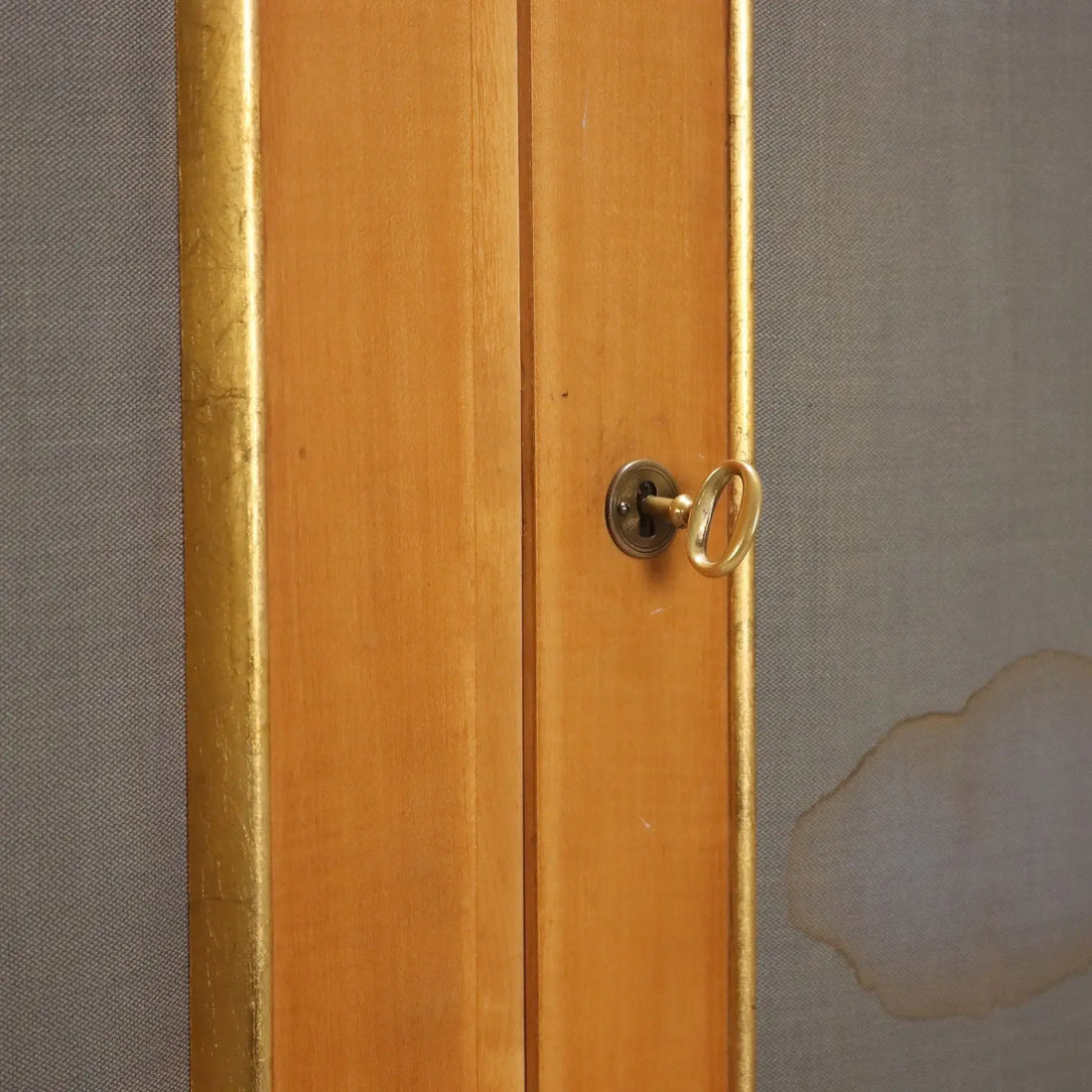 Vintage Wardrobe Maple Veneer Design Italy 1950s