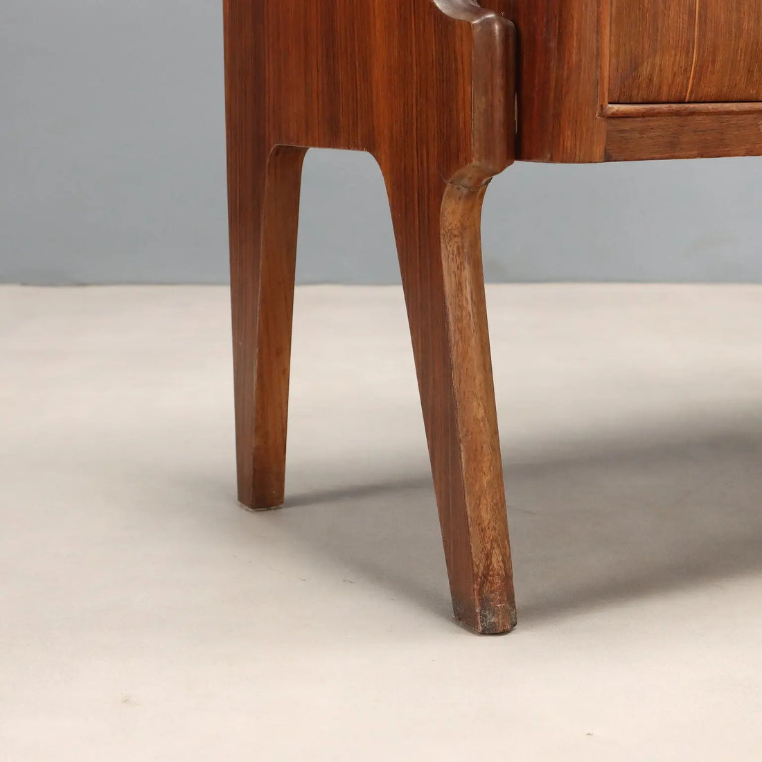 Vintage Cupboard Exotic Wood Veneer Design 1950s-1960s