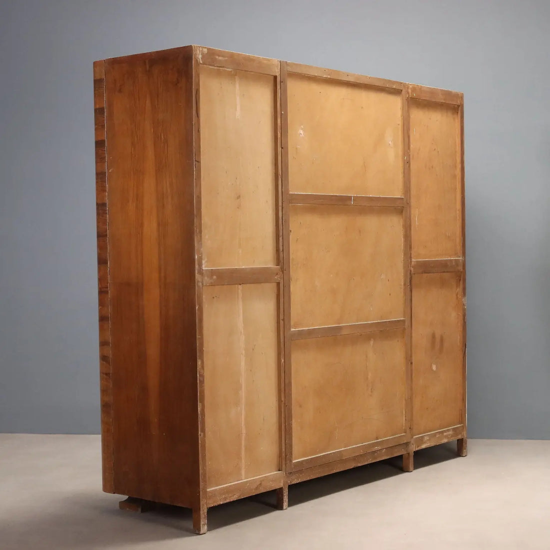 Antique Wardrobe Art Déco Walnut Veneer Design 1920s