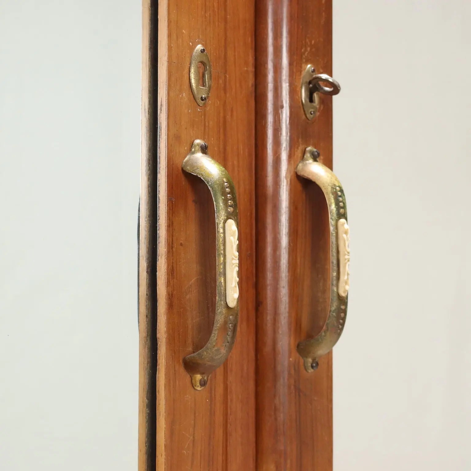 Antique Wardrobe Art Déco Walnut Veneer Design 1920s