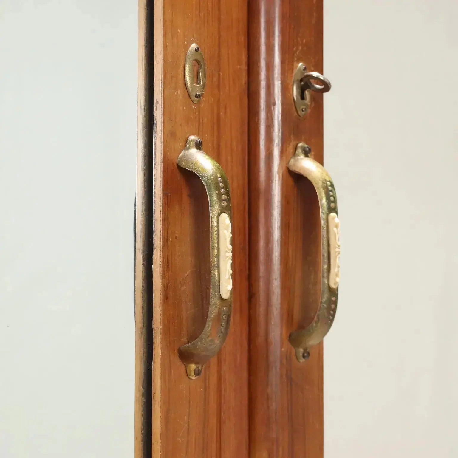 Antique Wardrobe Art Déco Walnut Veneer Design 1920s
