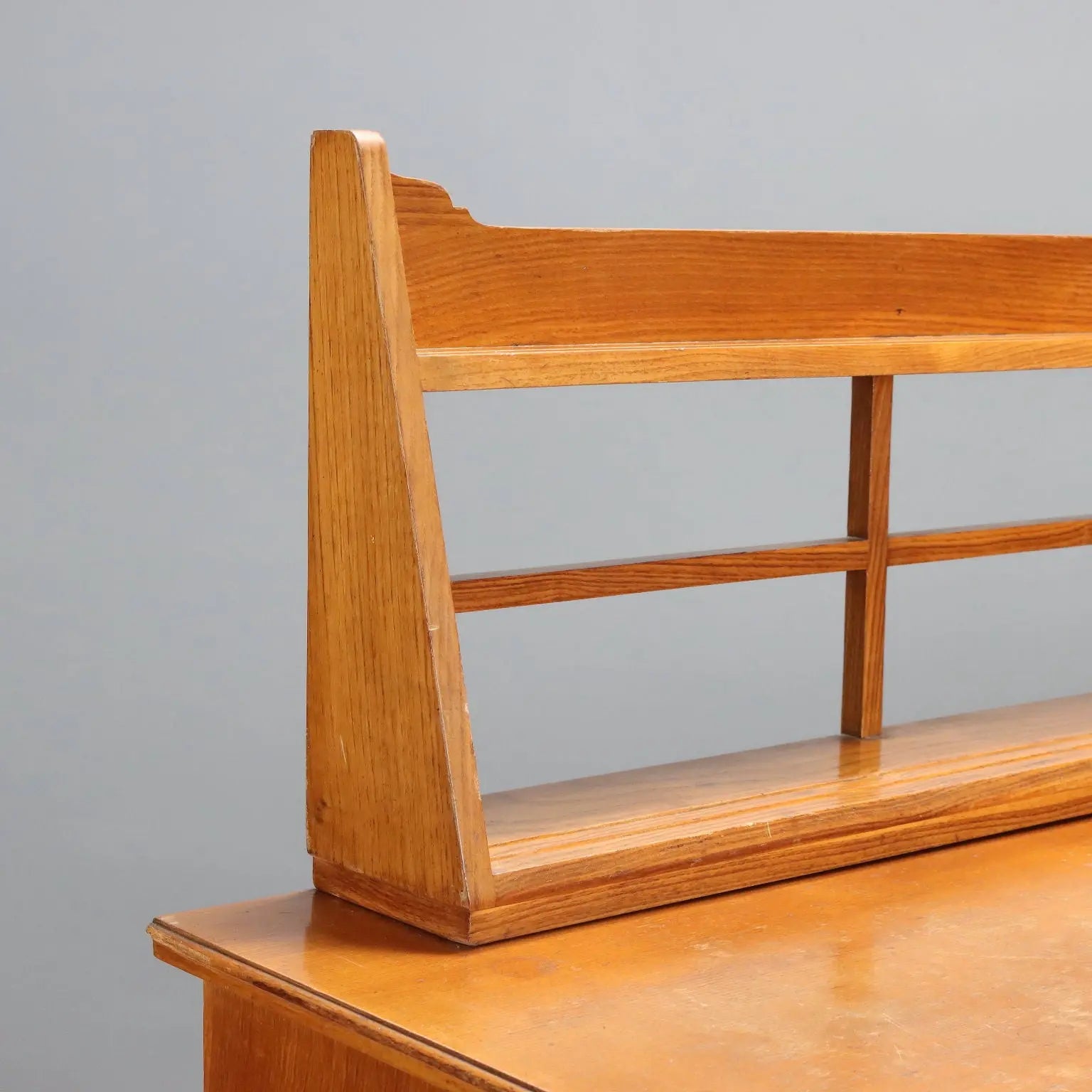 Vintage Buffet Oak Veneer Design Italy 1950s