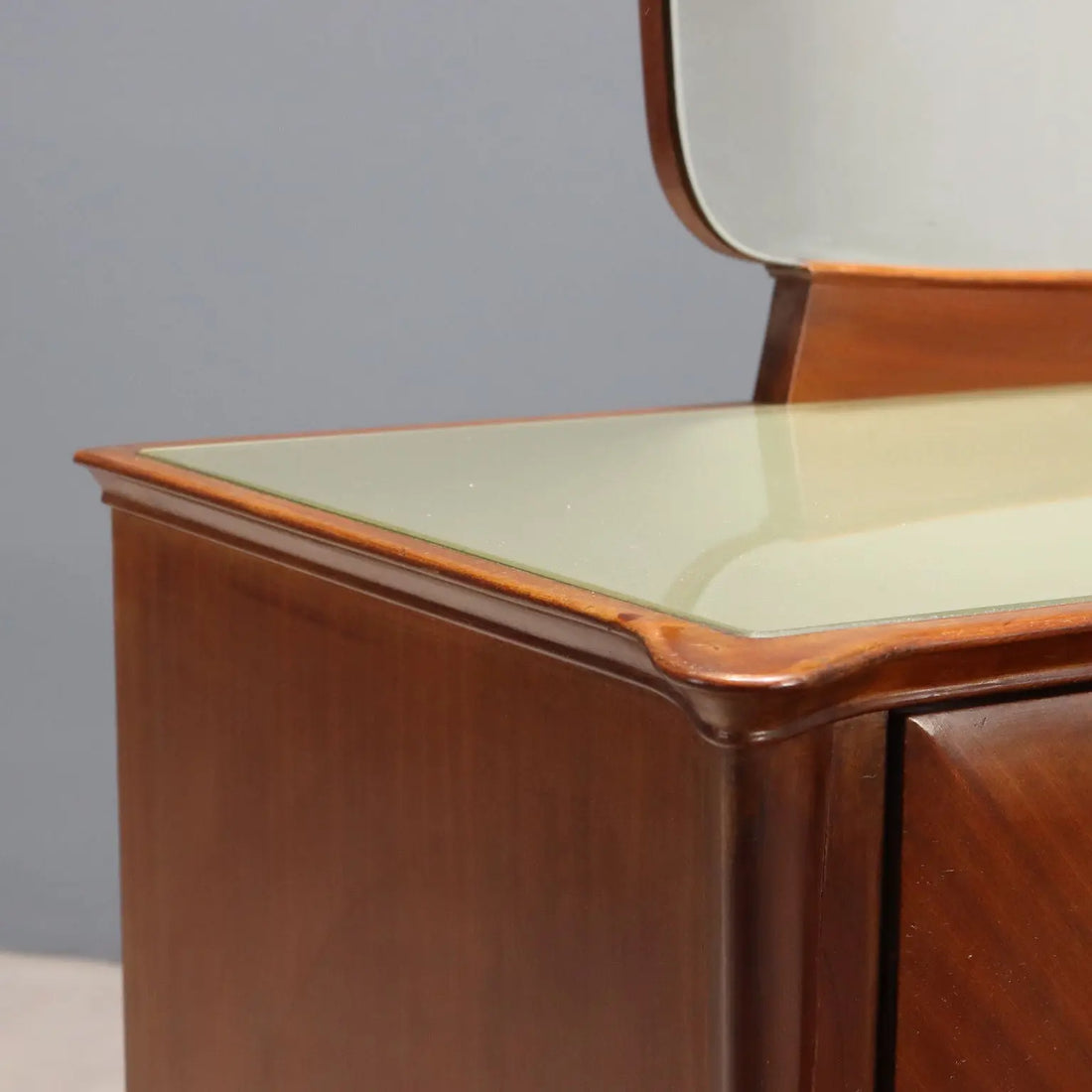 Vintage Chest of Drawers Mahogany Veneer Design 1950s-60s