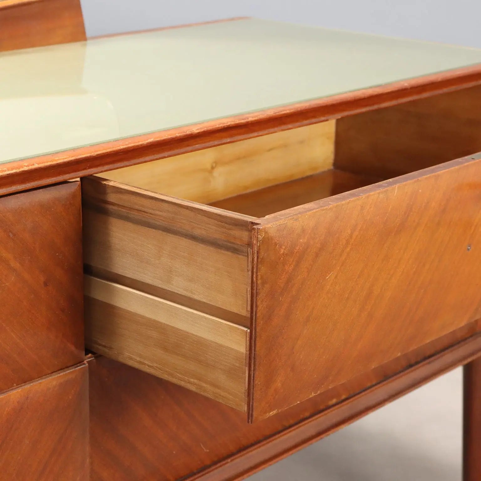 Vintage Chest of Drawers Mahogany Veneer Design 1950s-60s