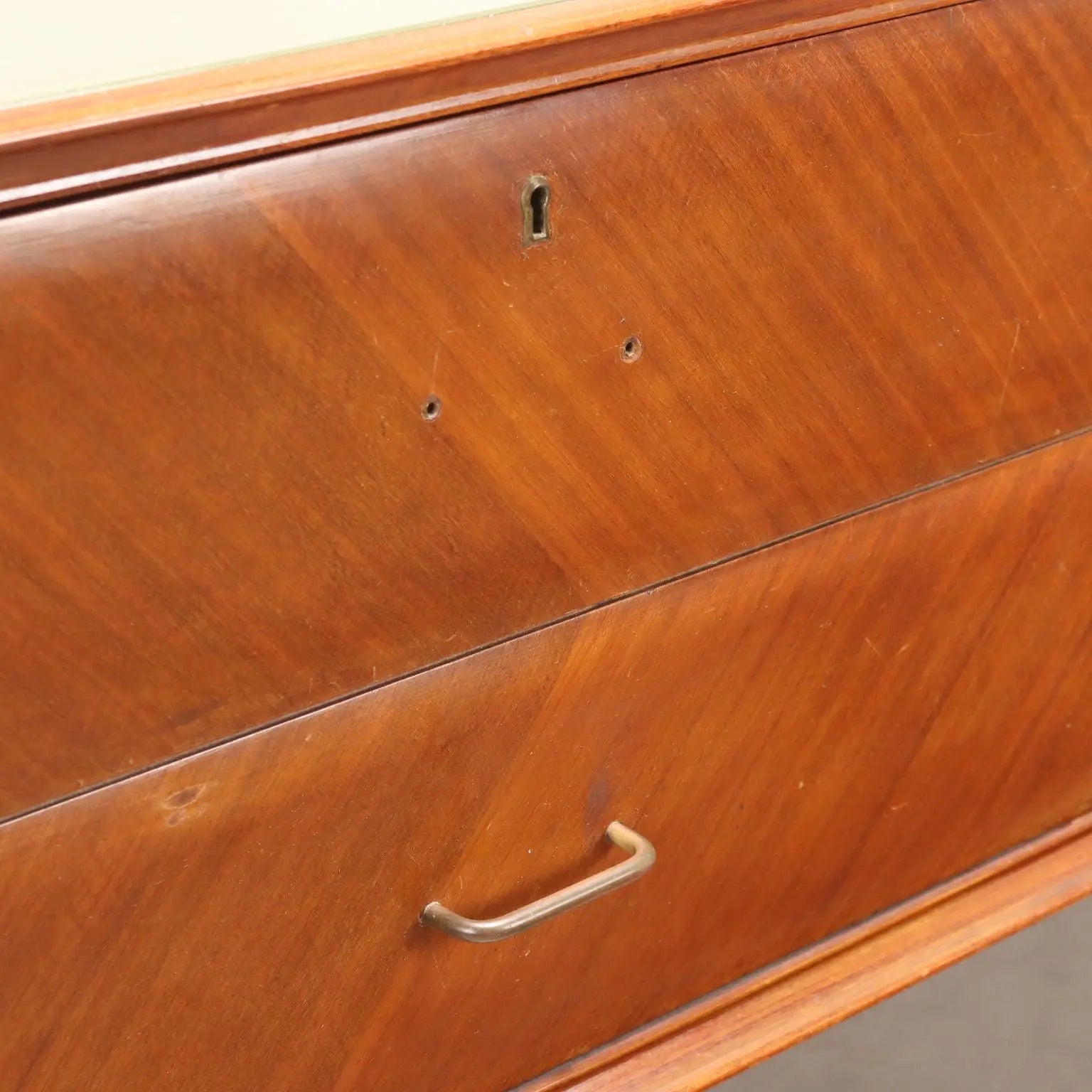 Vintage Chest of Drawers Mahogany Veneer Design 1950s-60s