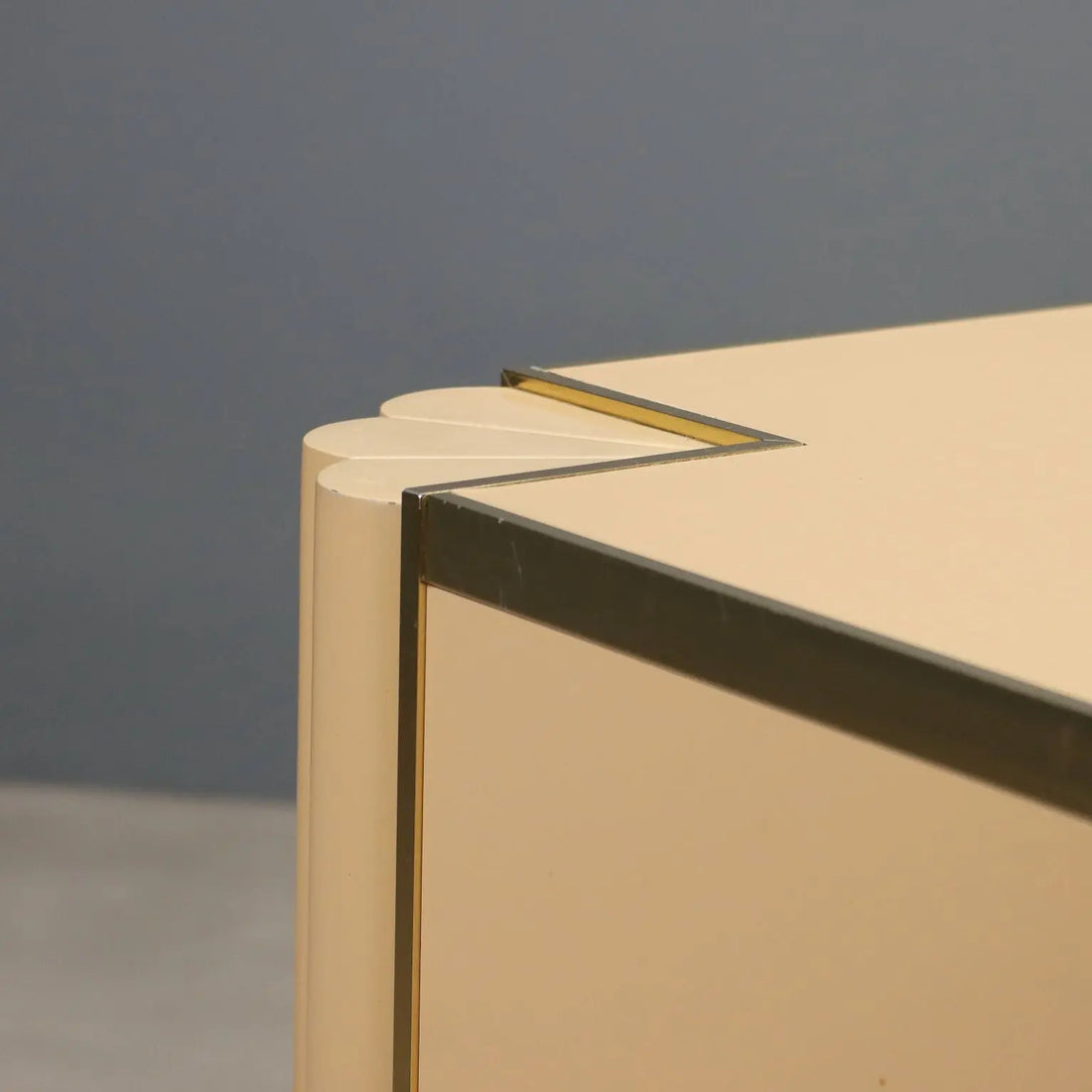 Vintage Sideboard Alain Delon for Mario Sabot Lacquered Wood 1970s