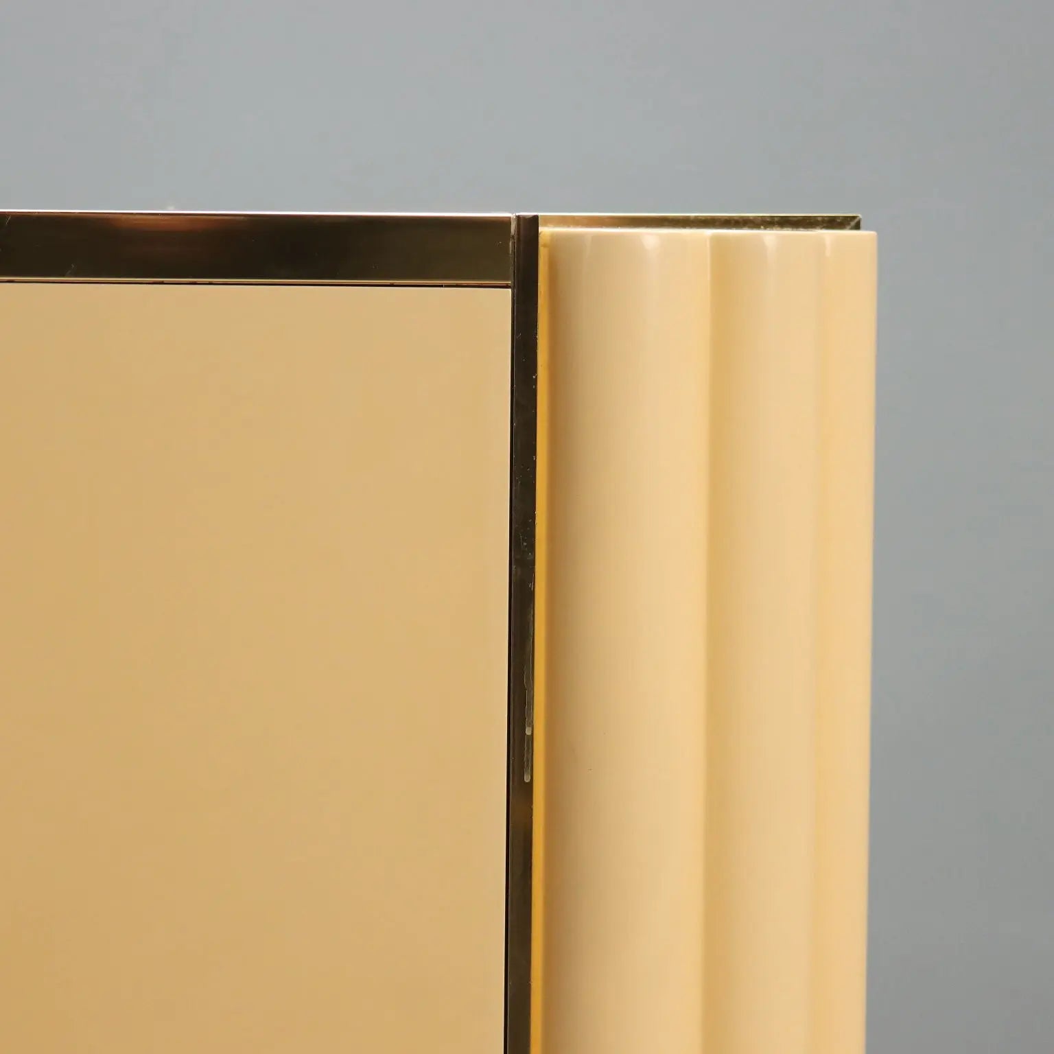Vintage Sideboard Alain Delon for Mario Sabot Lacquered Wood 1970s