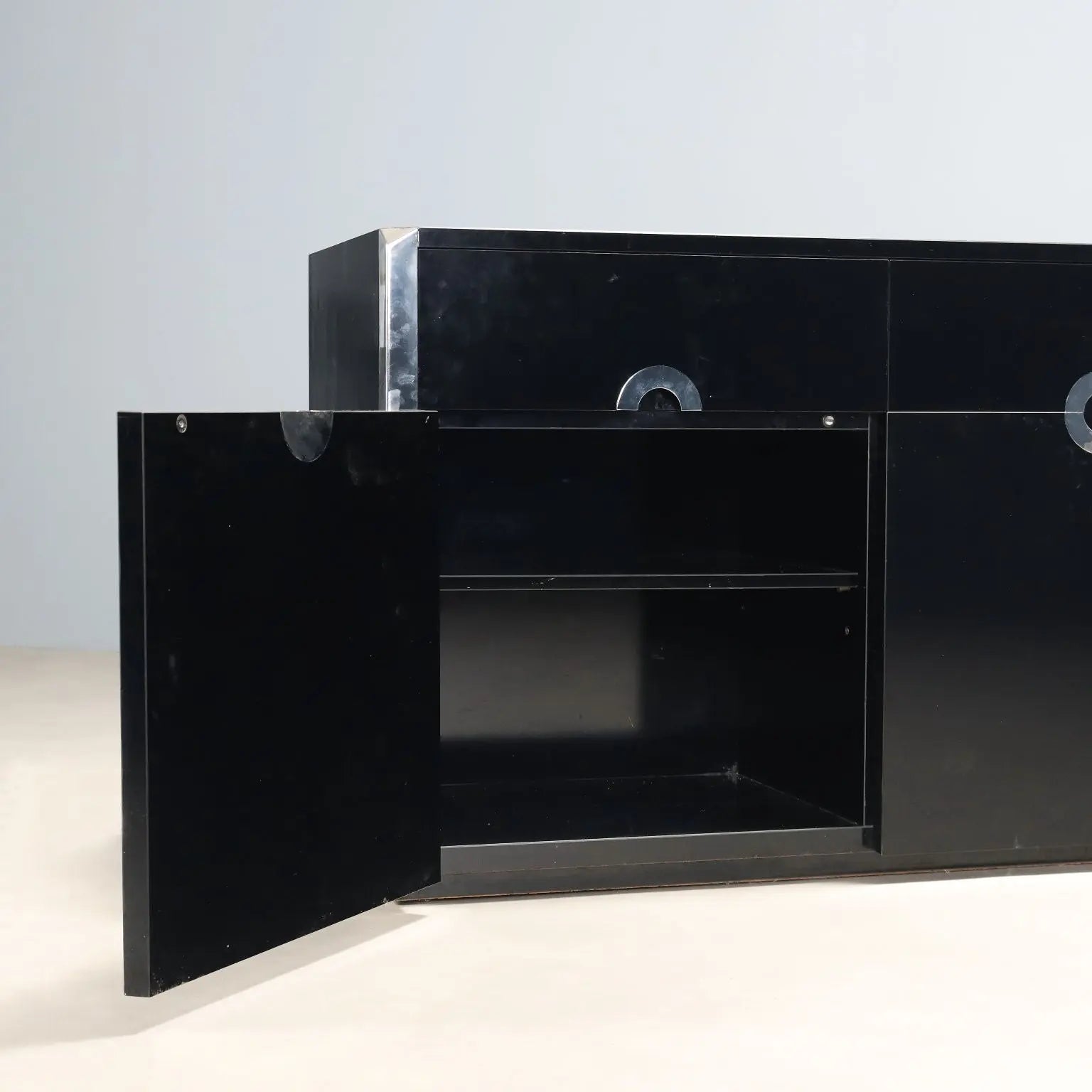Vintage Storage Unit Design Willy Rizzo for Mario Sabot Italy 1970s