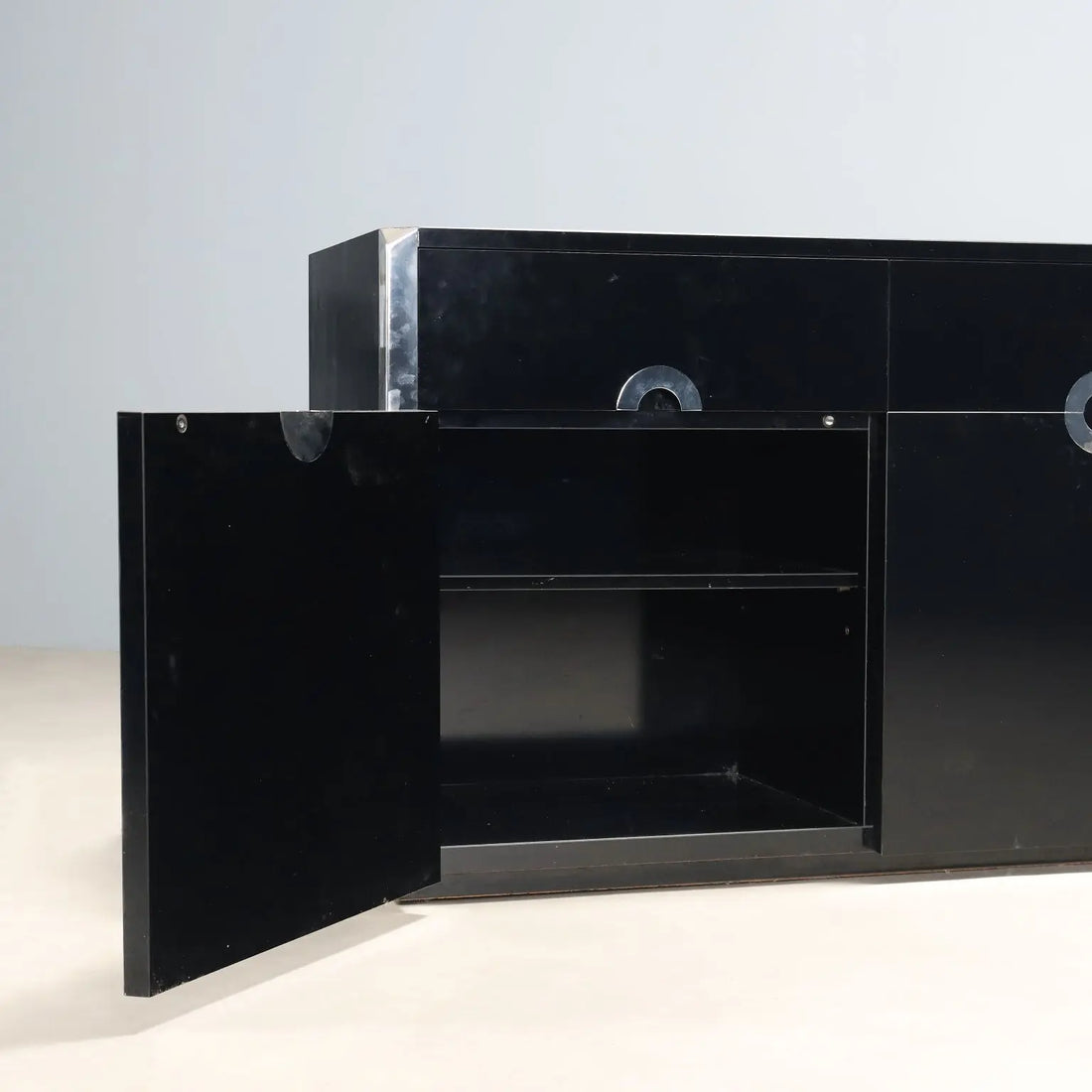 Vintage Storage Unit Design Willy Rizzo for Mario Sabot Italy 1970s